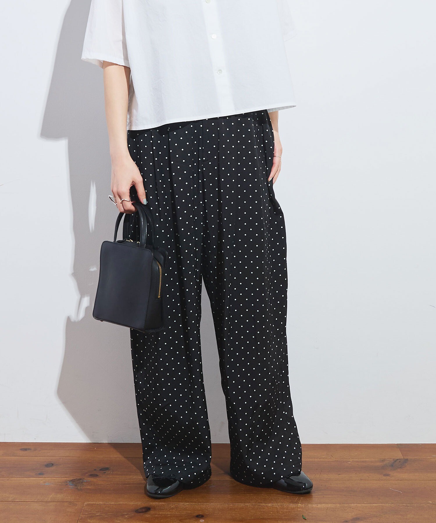 AMBIDEX Store 〇CottonCupra twill pants (F クロ): l'atelier