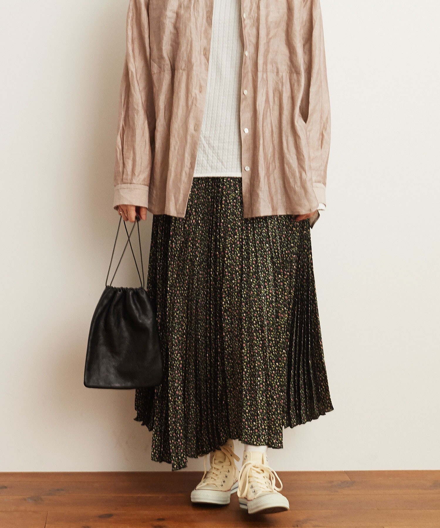 ウエスト6699スカート丈82fig London Molly pleats skirt