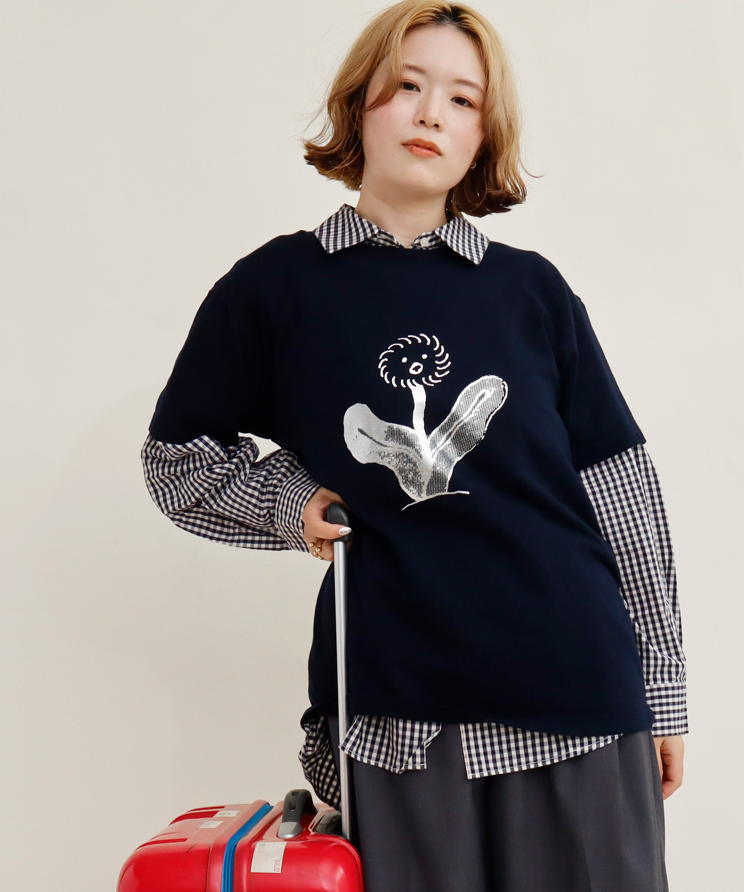 コン model:155cm サイズ:M