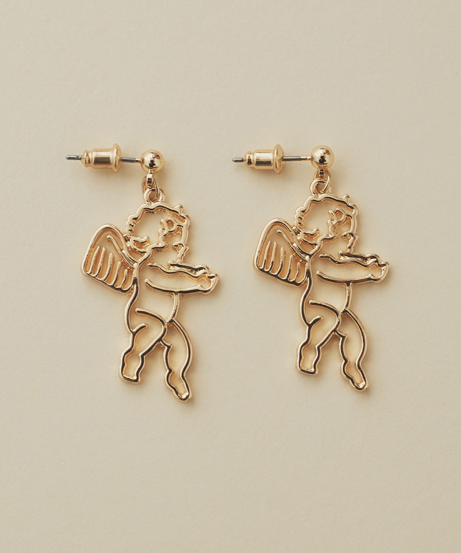 AMBIDEX Store ANGEL CHARM earring / pierce(F イヤリング): l 