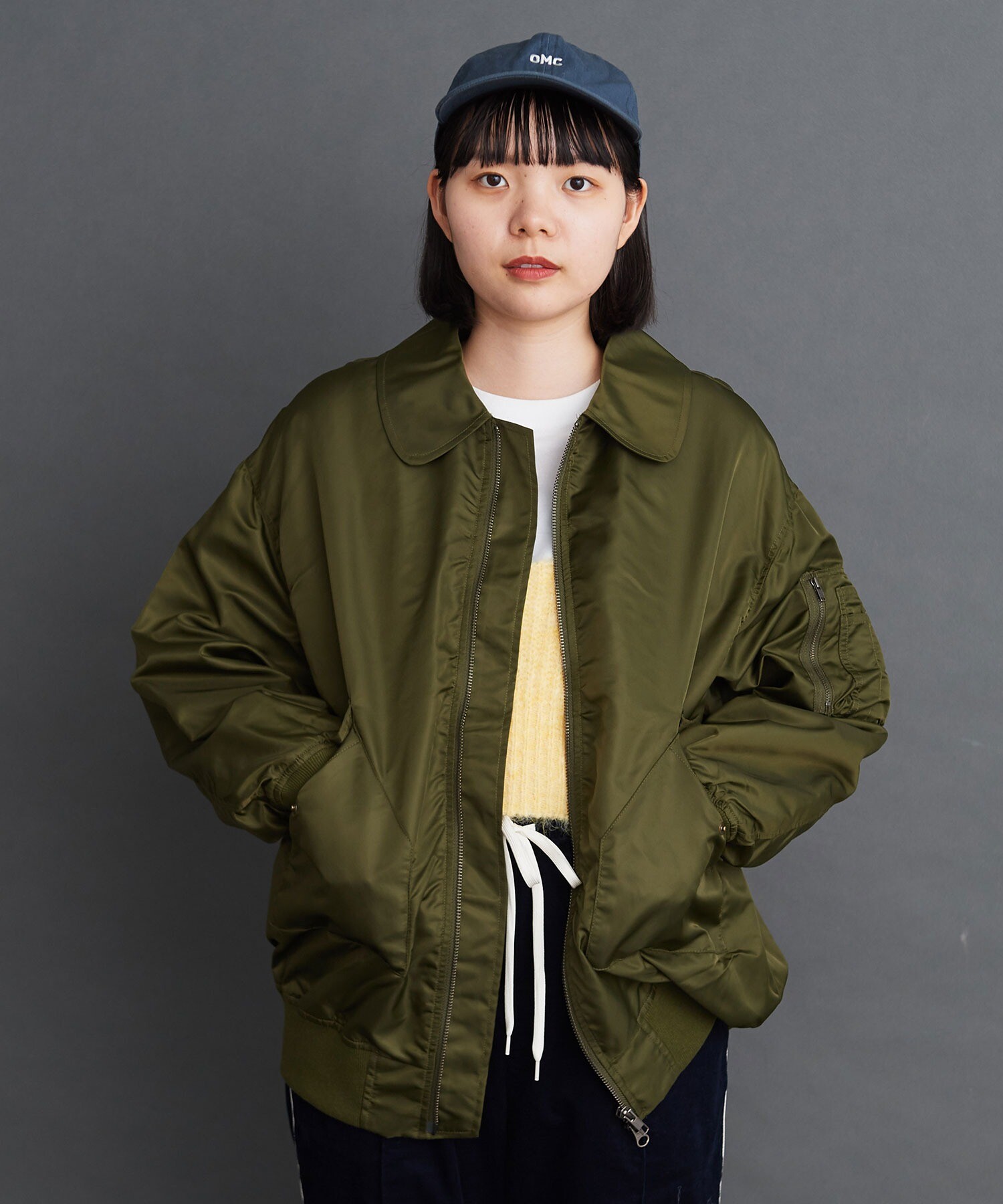 AMBIDEX Store ○MA-2 オーバーサイズ ブルゾン(F KHAKI): l'atelier