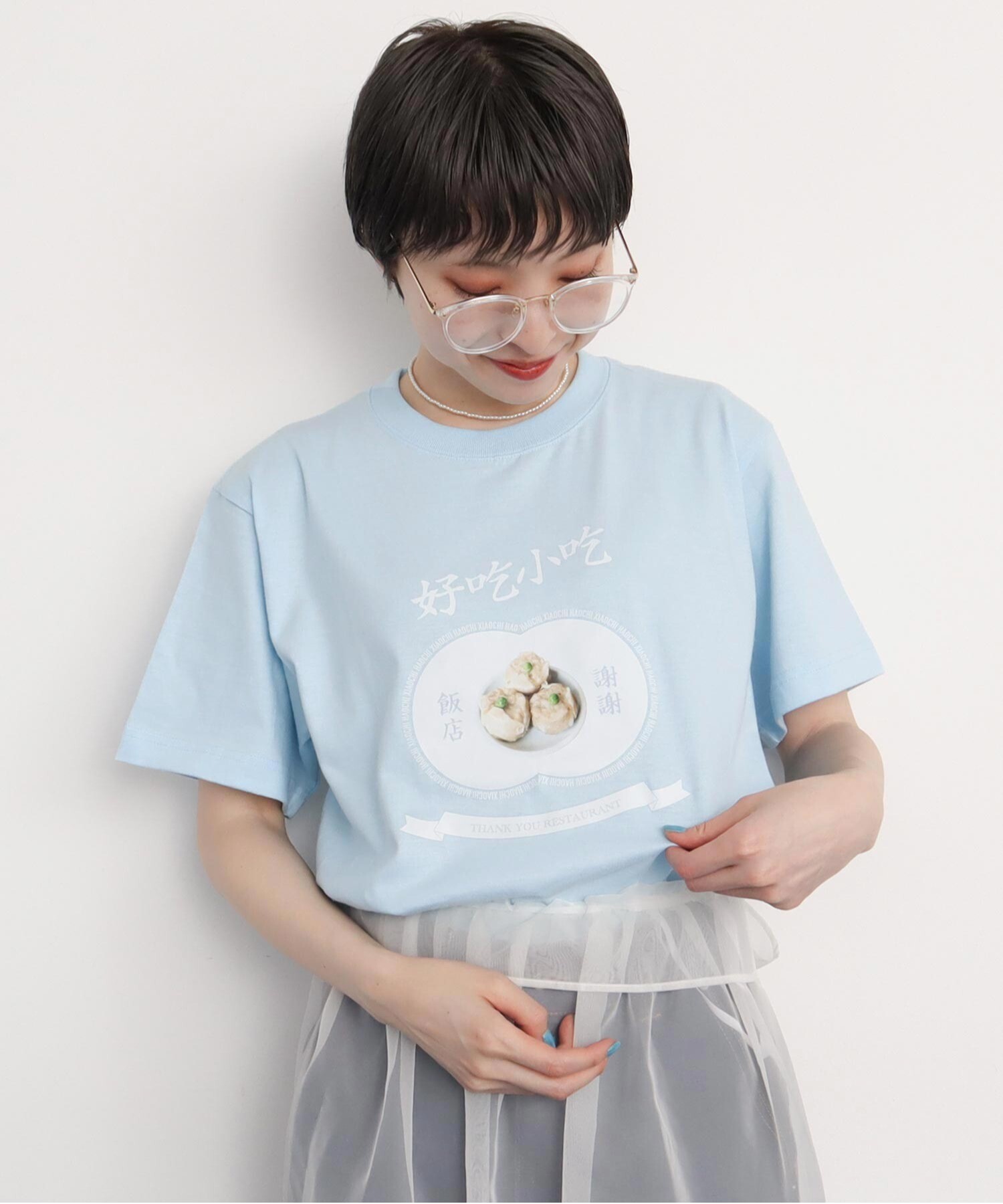 AMBIDEX Store ○○HAOCHI XIAOCHI Ｔシャツ(F サックス): l'atelier du savon