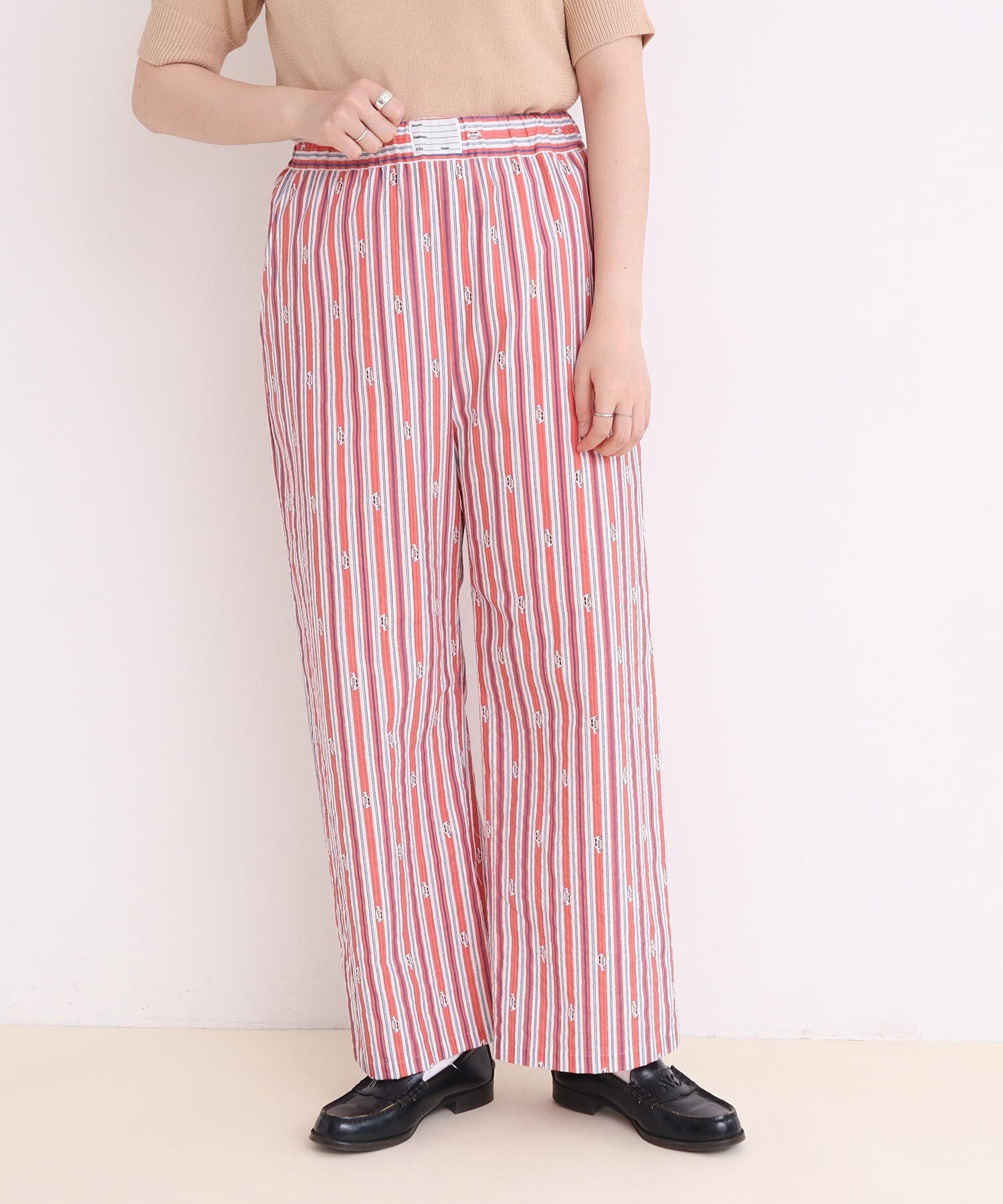 AMBIDEX Store 【予約販売】〇DRIVE STRIPE イージーパンツ(F AMBIDEX Store 【予約販売】〇DRIVE STRIPE イージーパンツ(F