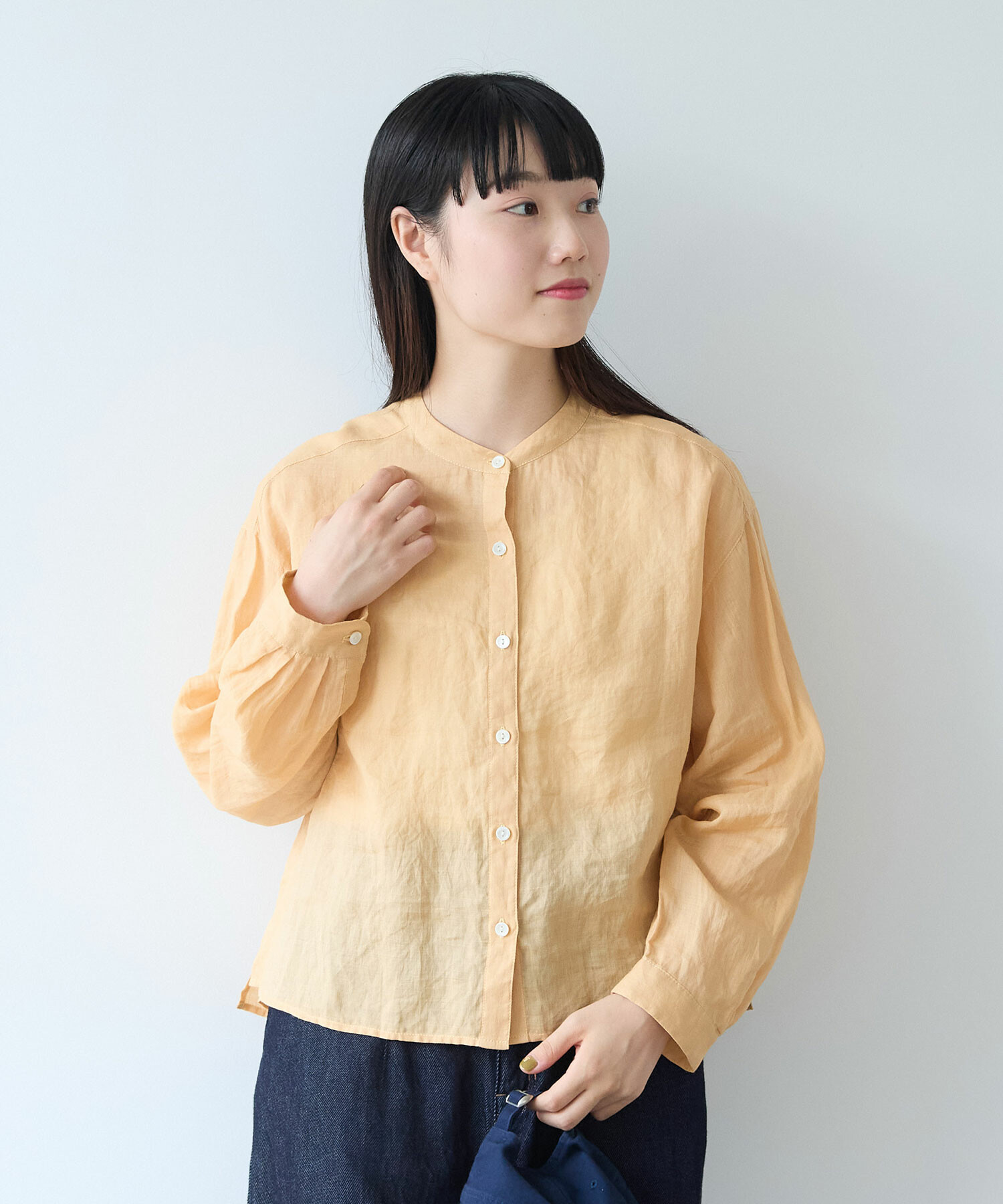 【新品】bulle de savon ブラウス bulle de savon（ビュルデサボン） ブラウス シャツ オックス コック
