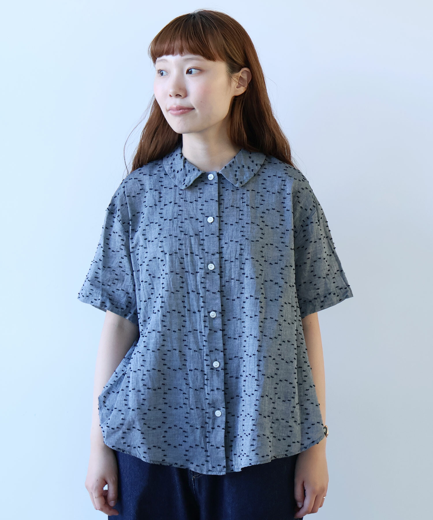 bulle de savon ●dot×dot ジャガード サロペット bulle de savon ○dot×dot ジャガード サロペット