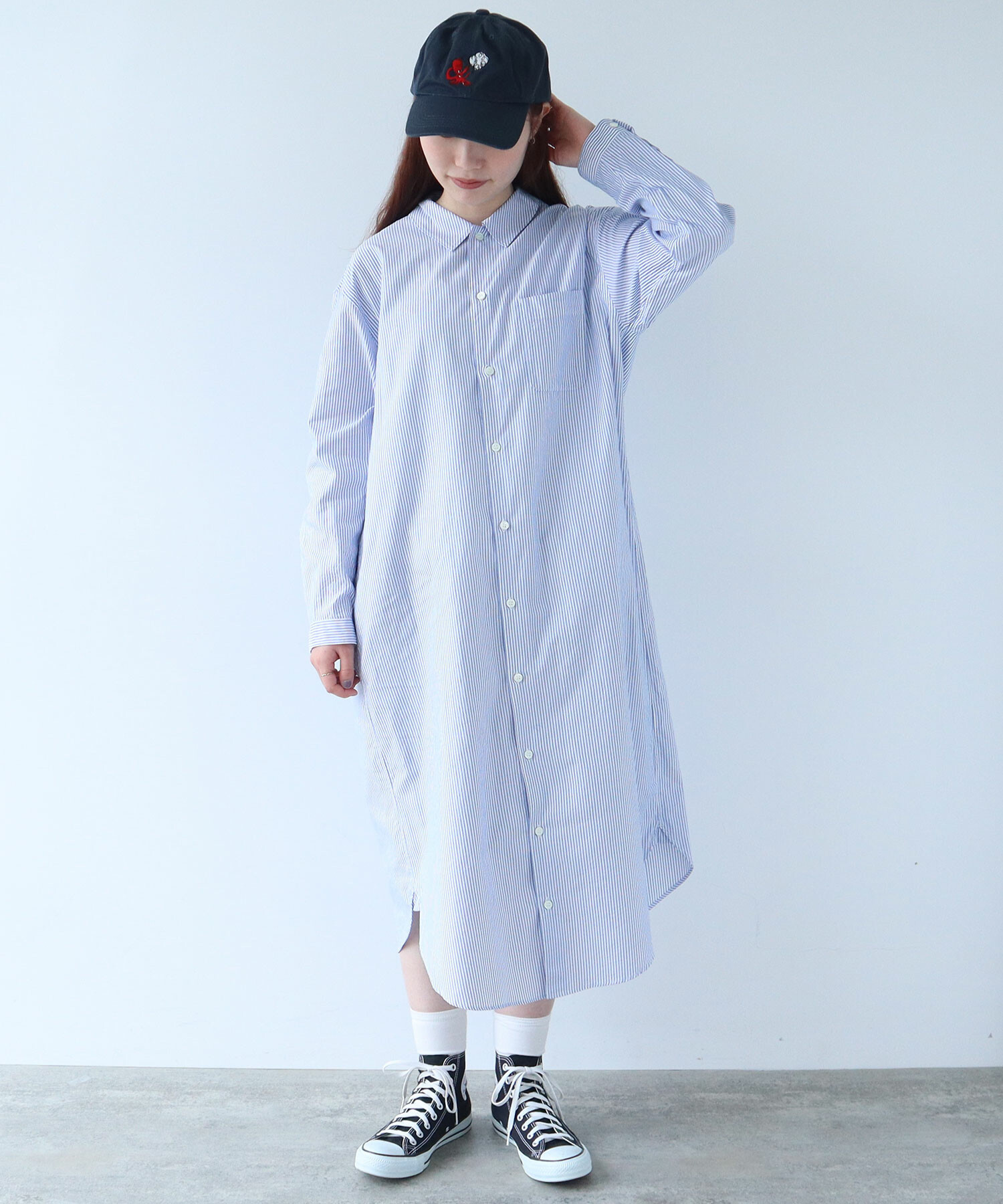 AMBIDEX Store 〇 オックスフォード basic シャツワンピース(F