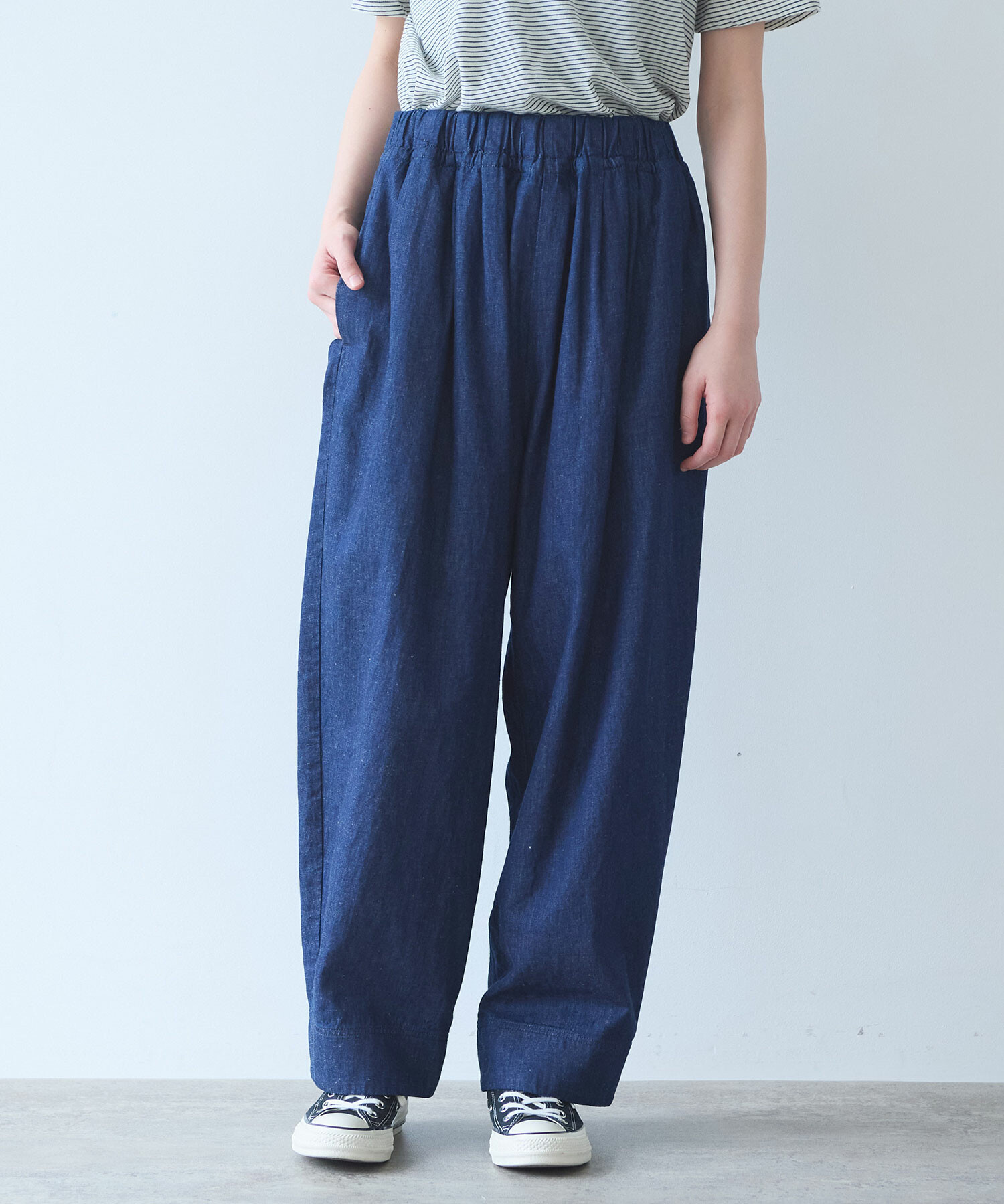 AMBIDEX Store 2/1 ツイル製品染め コクーンパンツ(F コン): bulle de