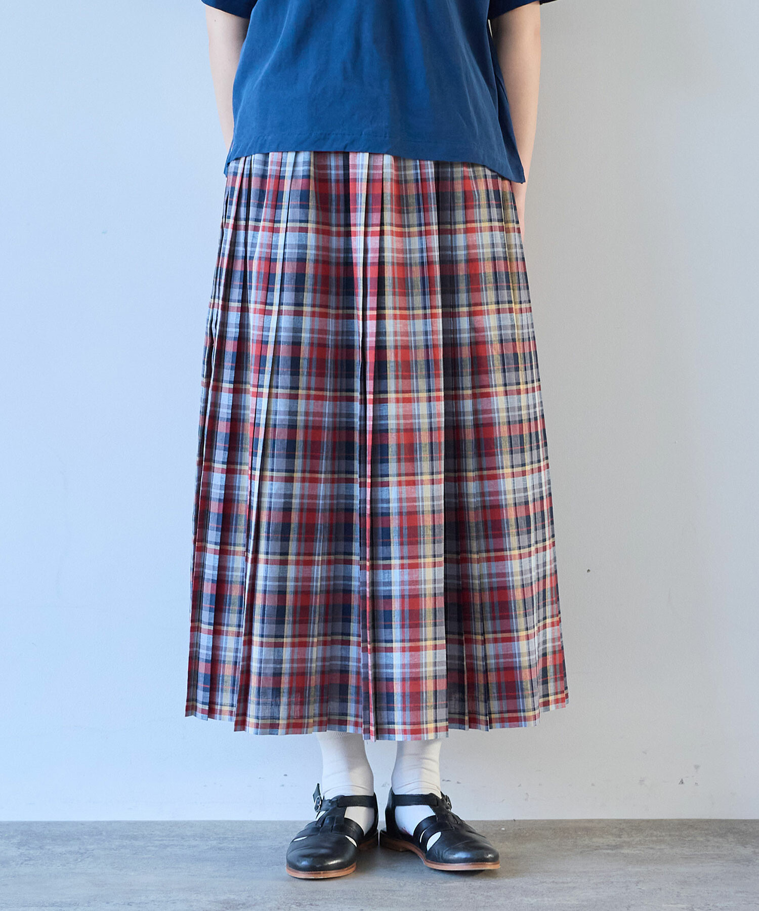 アカチェック model:166cm