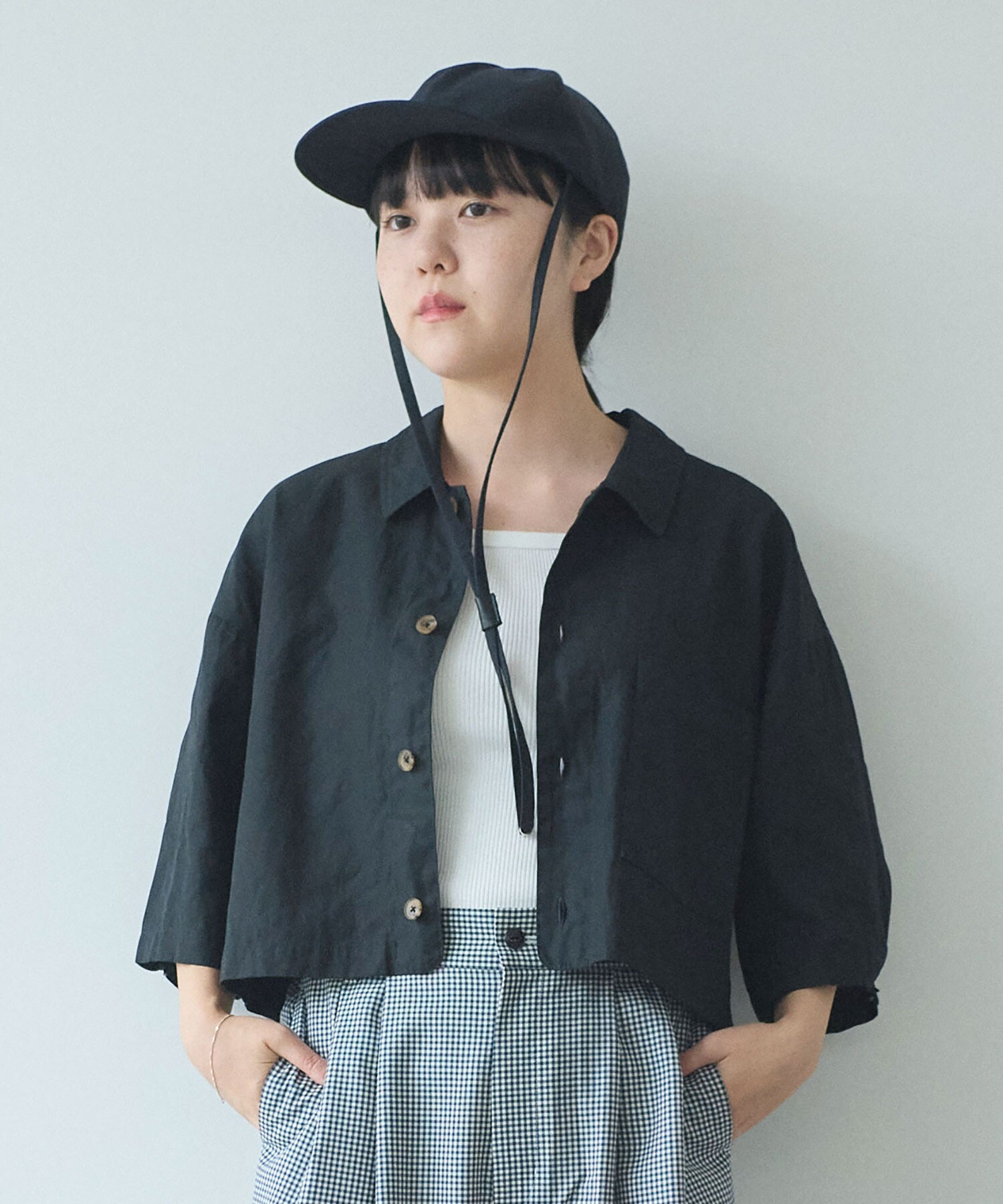 AMBIDEX Store ○hightwist コットン product dye haori シャツ