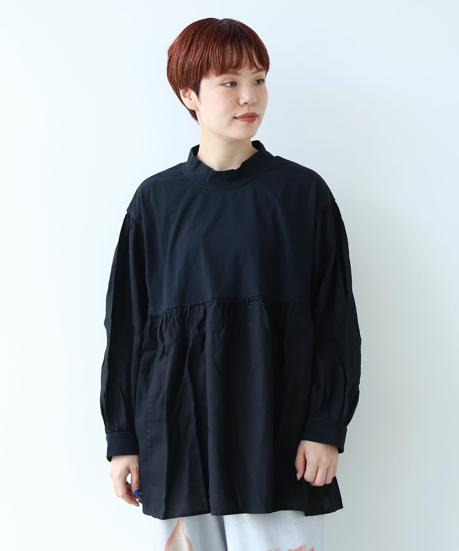AMBIDEX Store ○強撚オックスコールドマーセ T-ブラウス(F MID