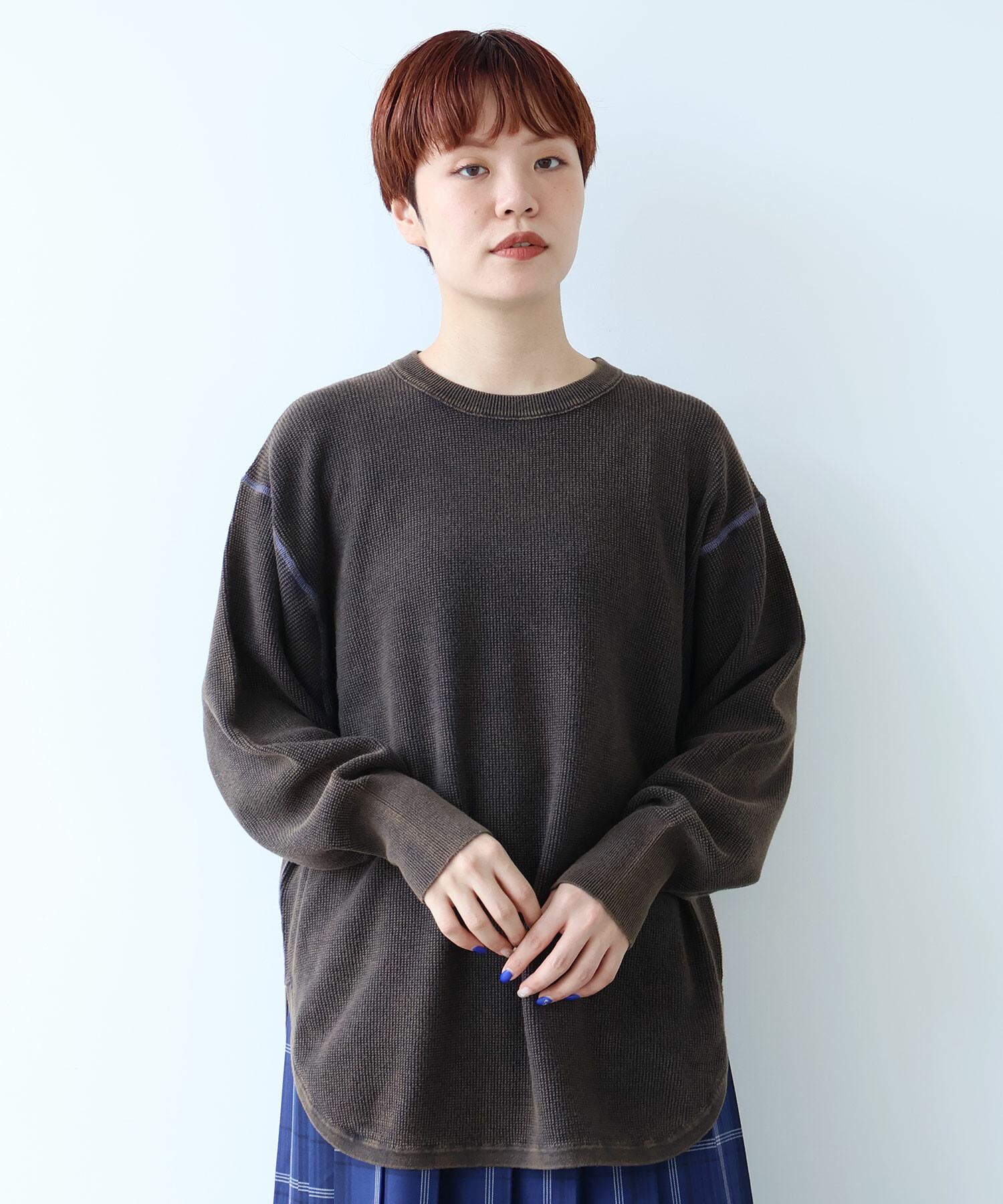 AMBIDEX Store 【予約販売】○COTTON WAFFLE FADE KNIT プル