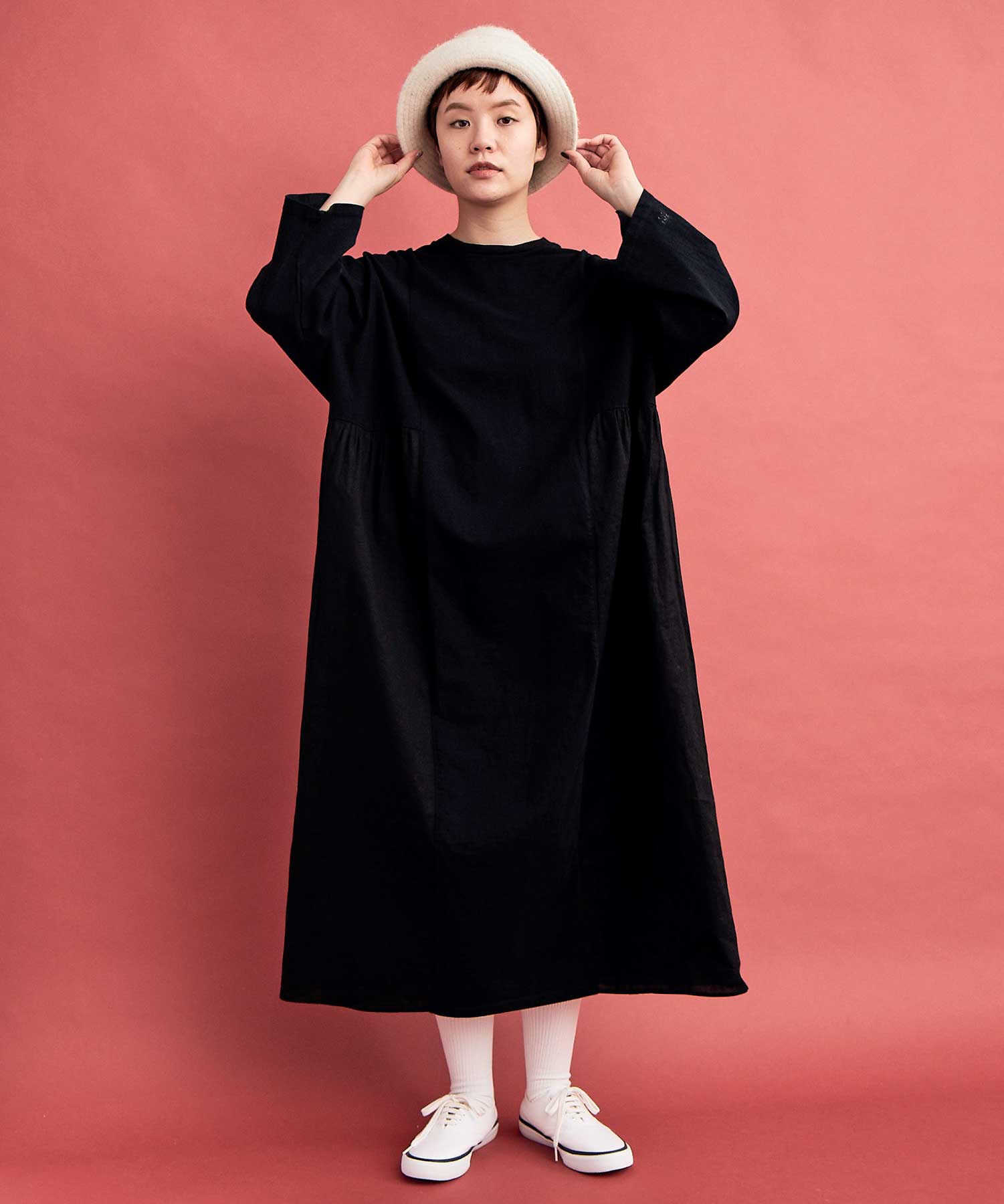 AMBIDEX Store ○強撚オックスコールドマーセ T-ドレス(F BLACK): buoybuoy