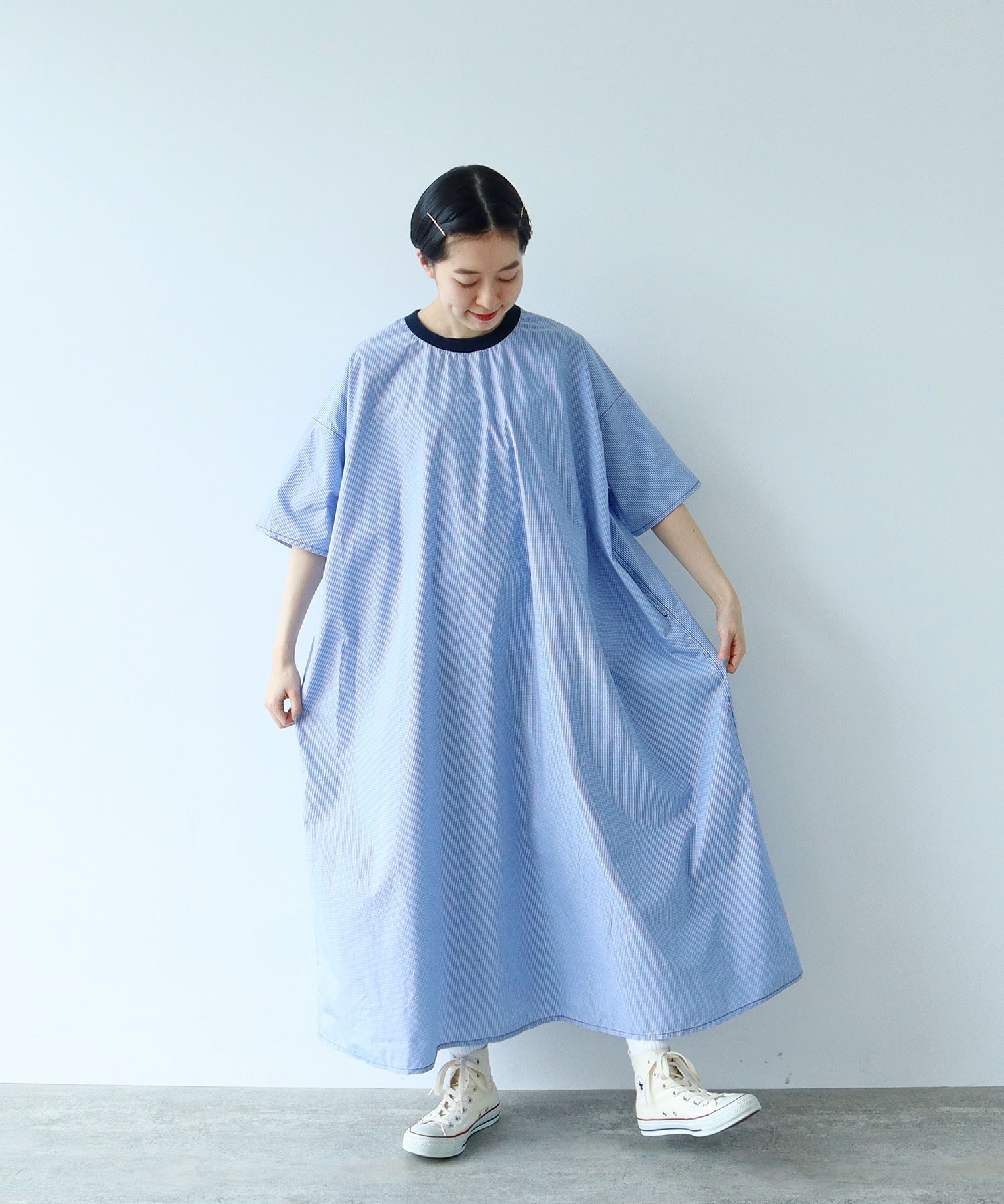 AMBIDEX Store ○タイプライター たっぷりワンピース(F AMBIDEX Store ○タイプライター たっぷりワンピース(F