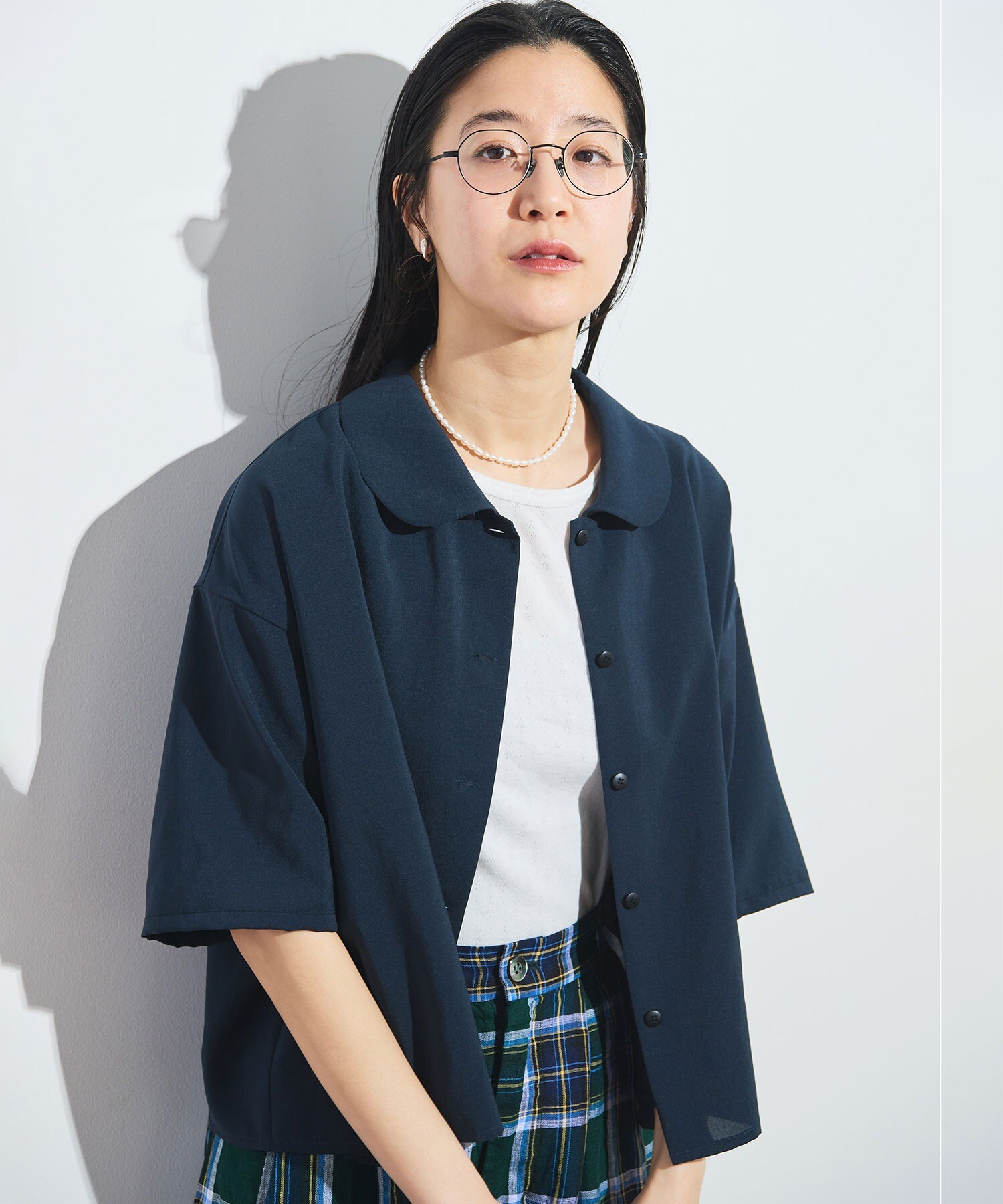 新品同様♪figlondon*ロングシャツ*オーバーサイズ*アトリエドゥサボン セール】frilltulle pullover（Tシャツ/カットソー）｜fig
