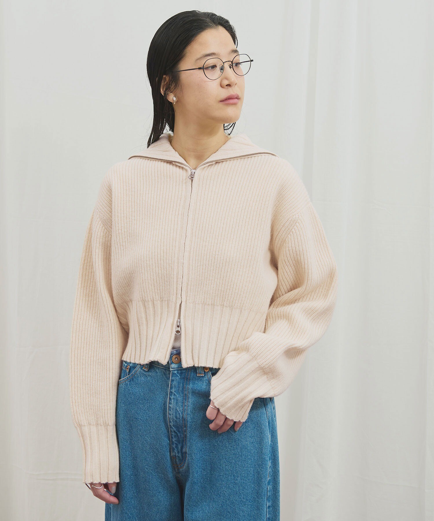 AMBIDEX Store 〇AIR WOOL zip cardigan(F キナリ): l'atelier du savon
