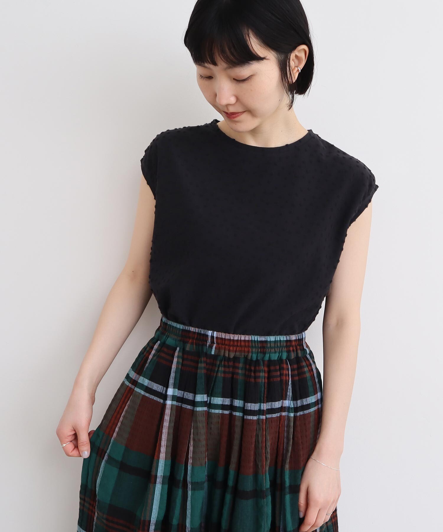 Lilyさん専用 AMBIDEX Store △〇小ドットパイルTシャツ(F キナリ): l