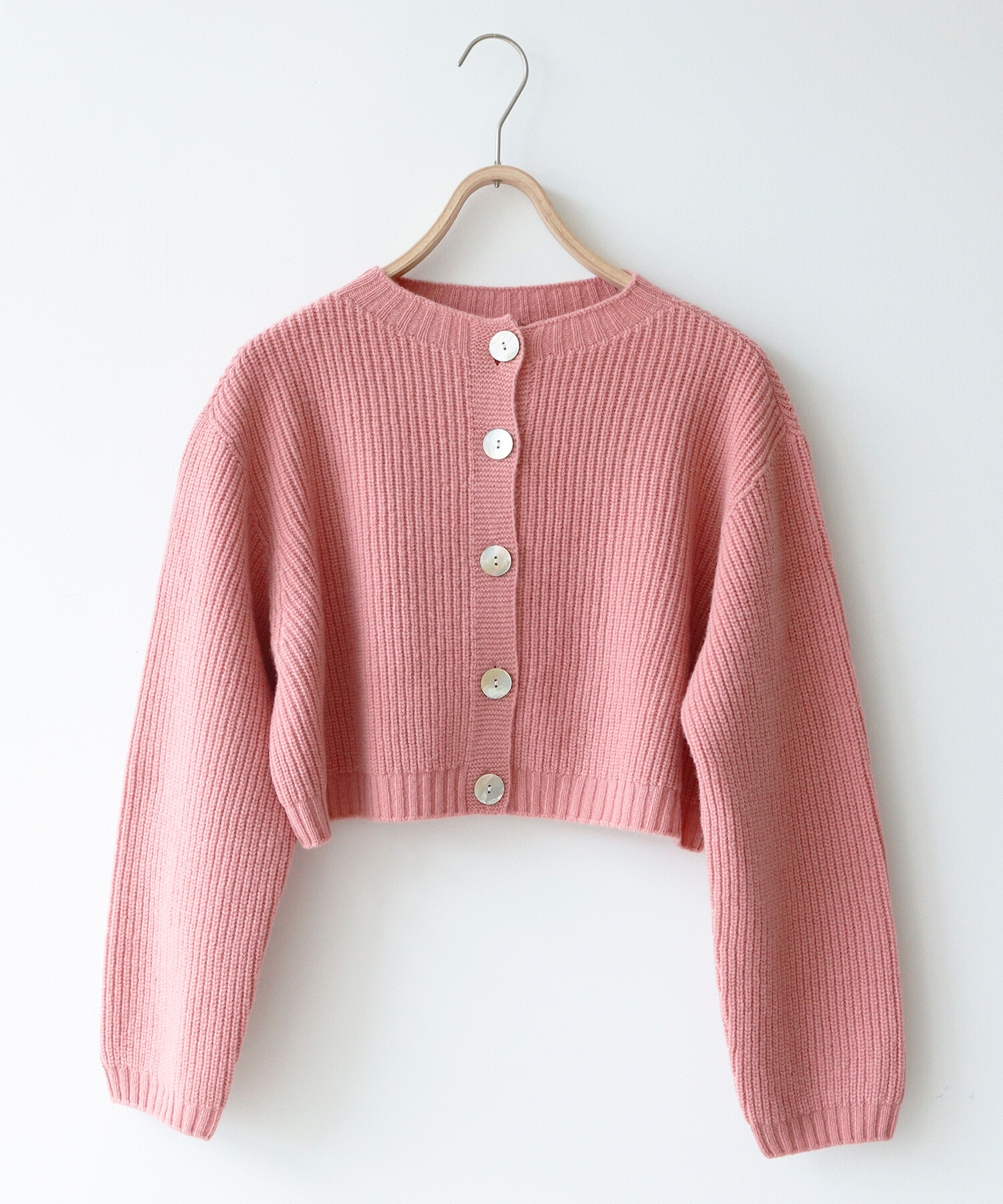 AMBIDEX Store ○CHESS 片畦 ショートカーディガン(F コゲチャ): Rin