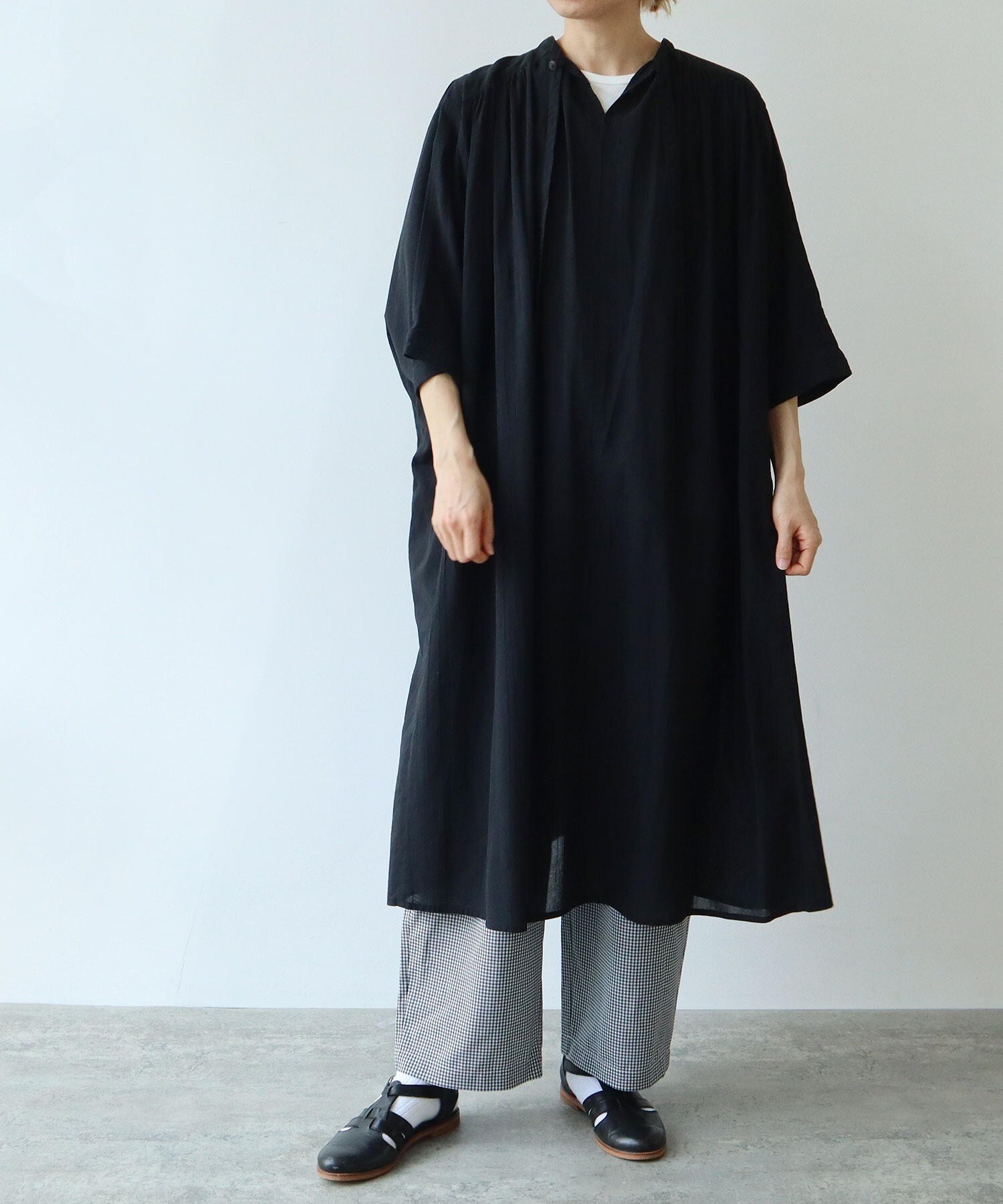 AMBIDEX Store ○high twist/コットン product dye 2way シャツ
