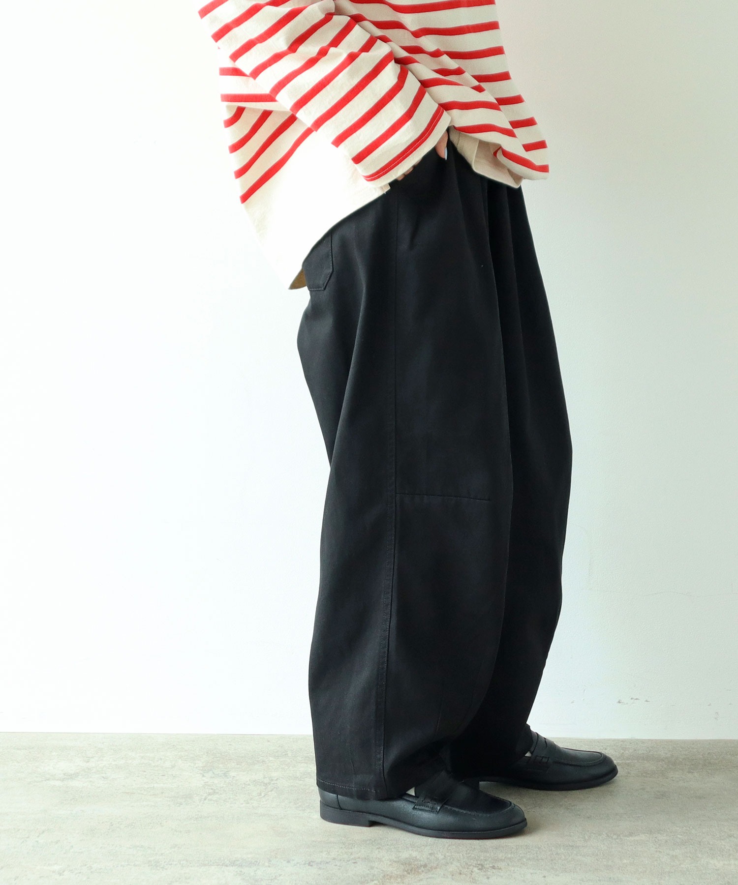 AMBIDEX Store △○コットンツイル ボリュームパンツ(F グレー): PAR ICI