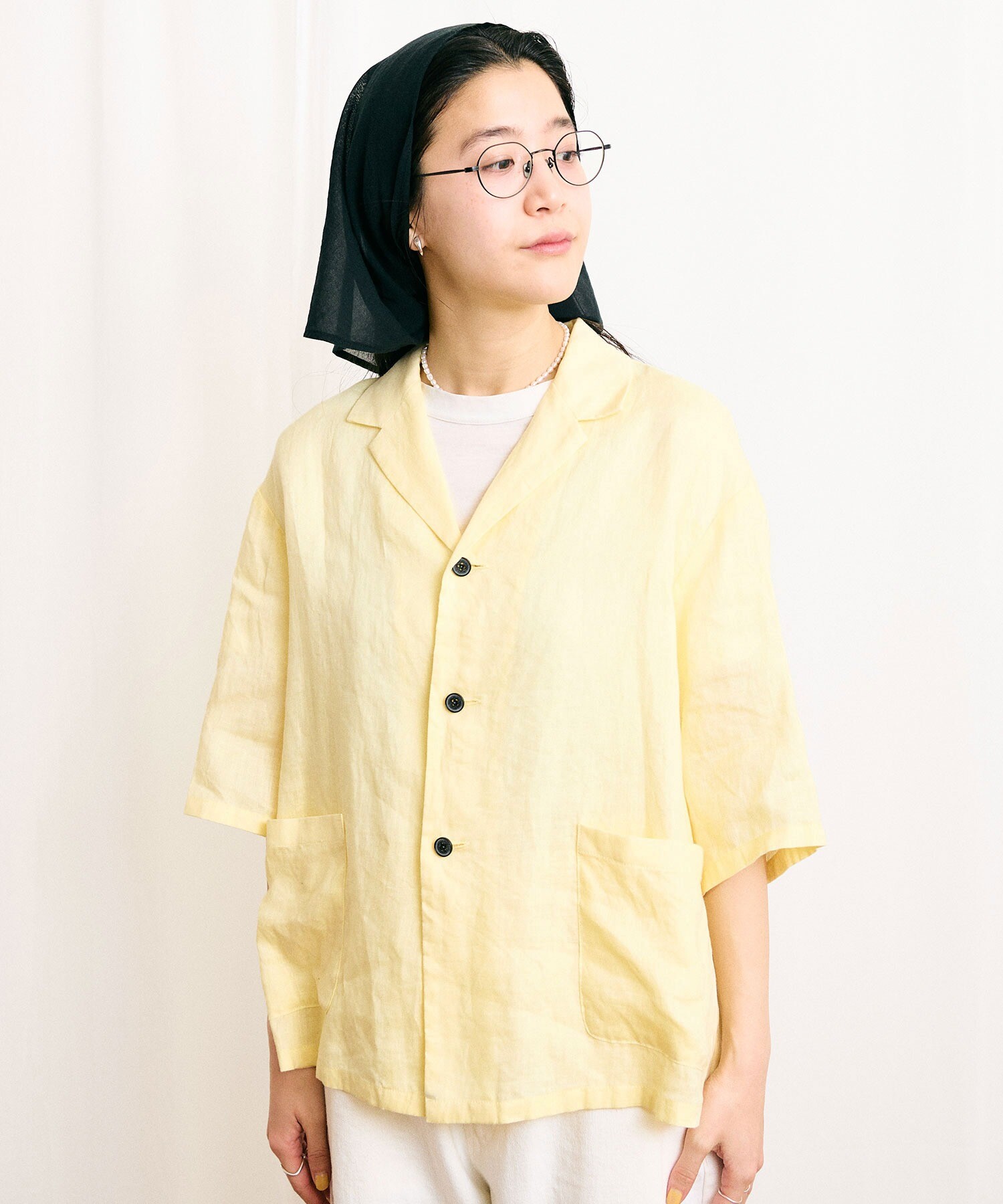 fig London（フィグロンドン）の「LINEN summer shirt（シャツ