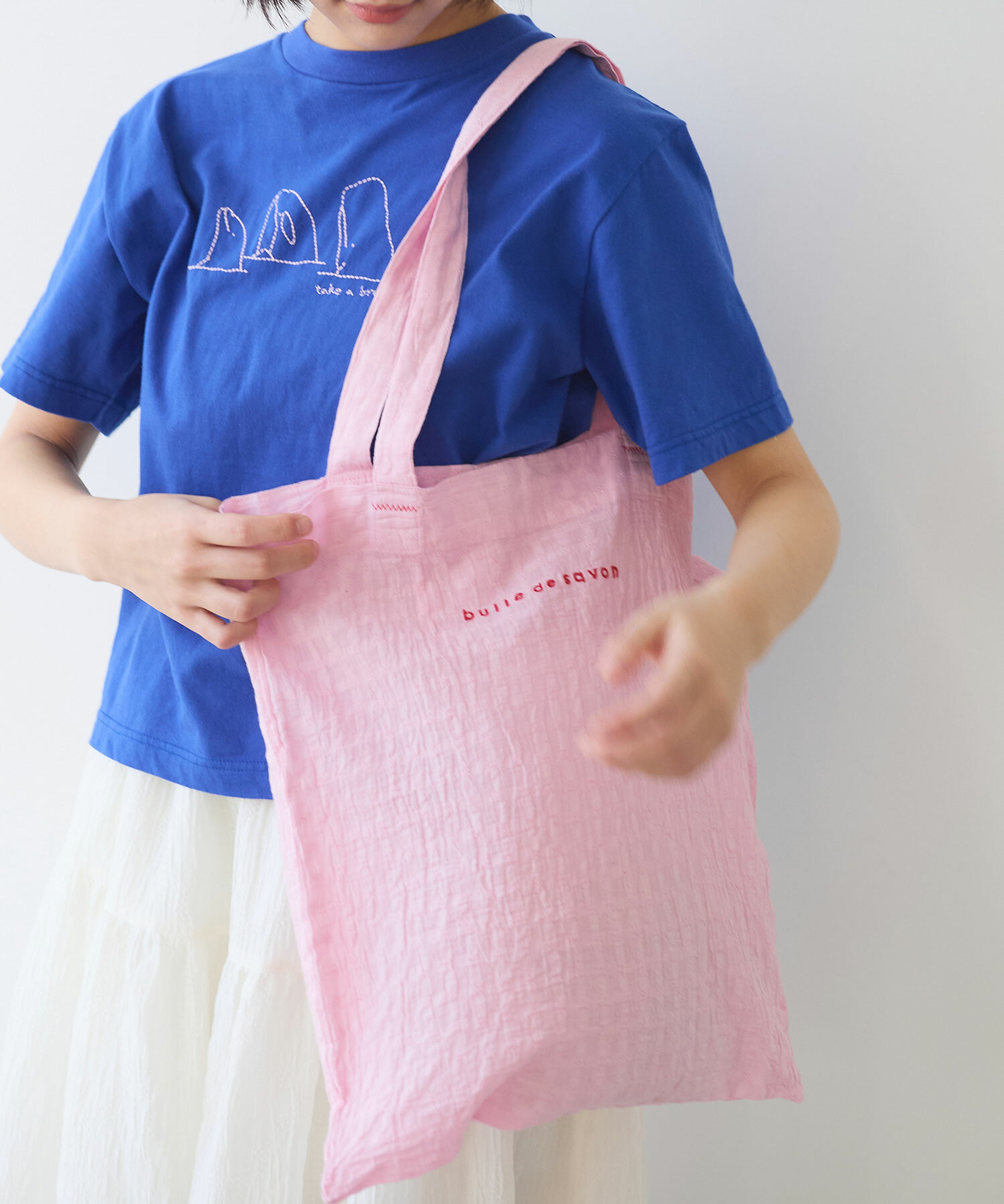 AMBIDEX Store トートバッグ(F グリーン): bulle de savon