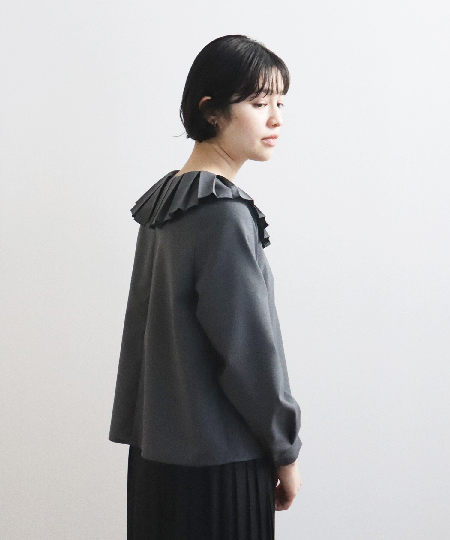 AMBIDEX Store T/W Pleats ブラウス(F クロ): bulle de savon