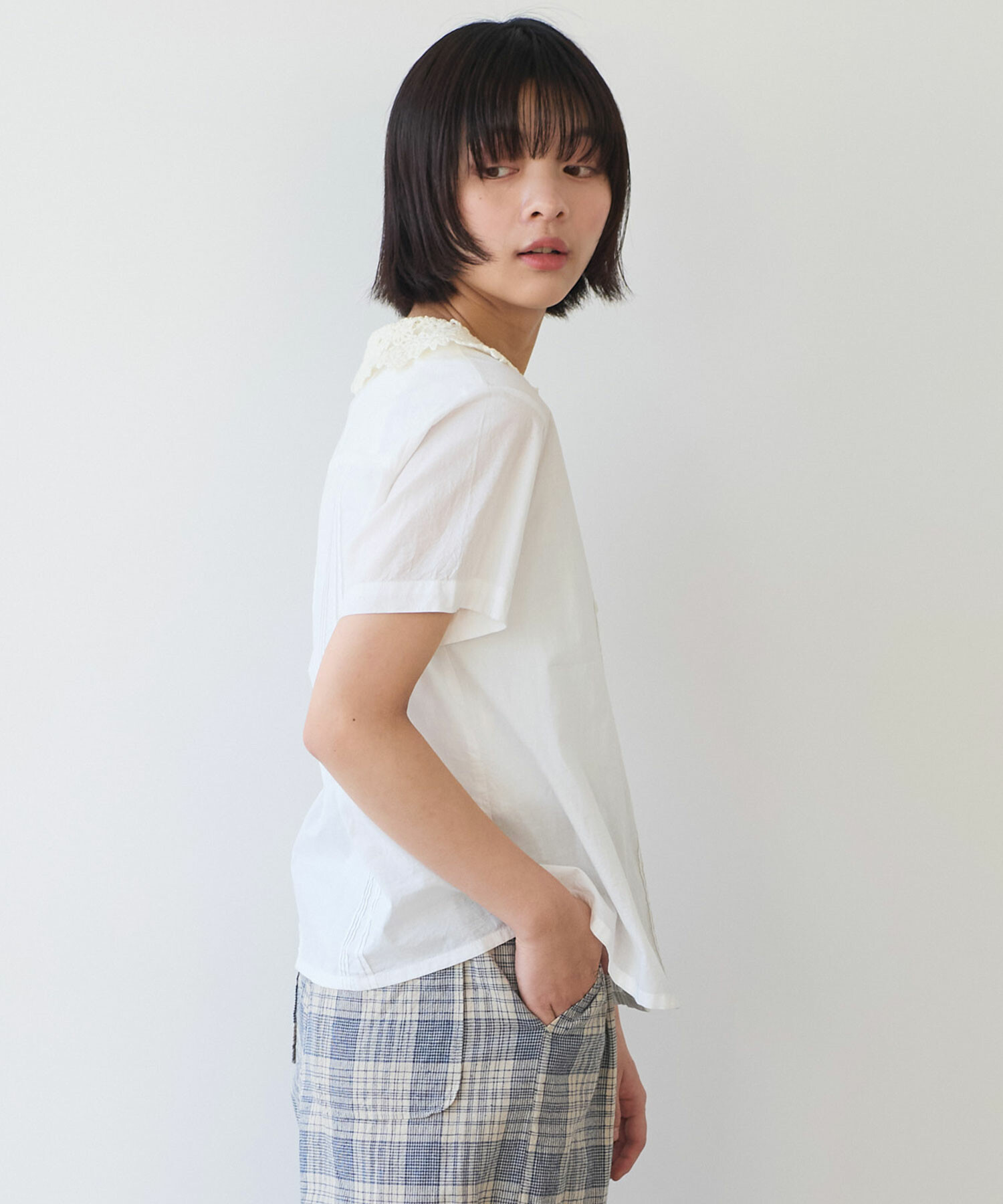 AMBIDEX Store 【予約販売】〇 おはな刺繍 ブラウス(F アカ