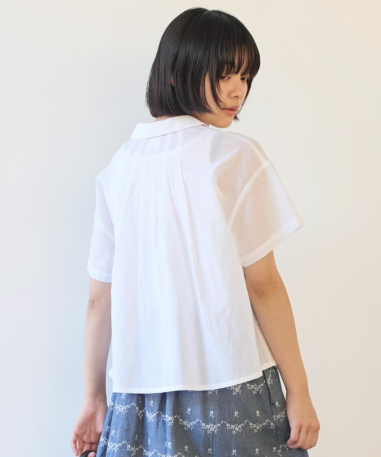 AMBIDEX Store 【予約販売】〇 コットン / シルク ローン タック AMBIDEX Store 【予約販売】〇 コットン / シルク ローン タック