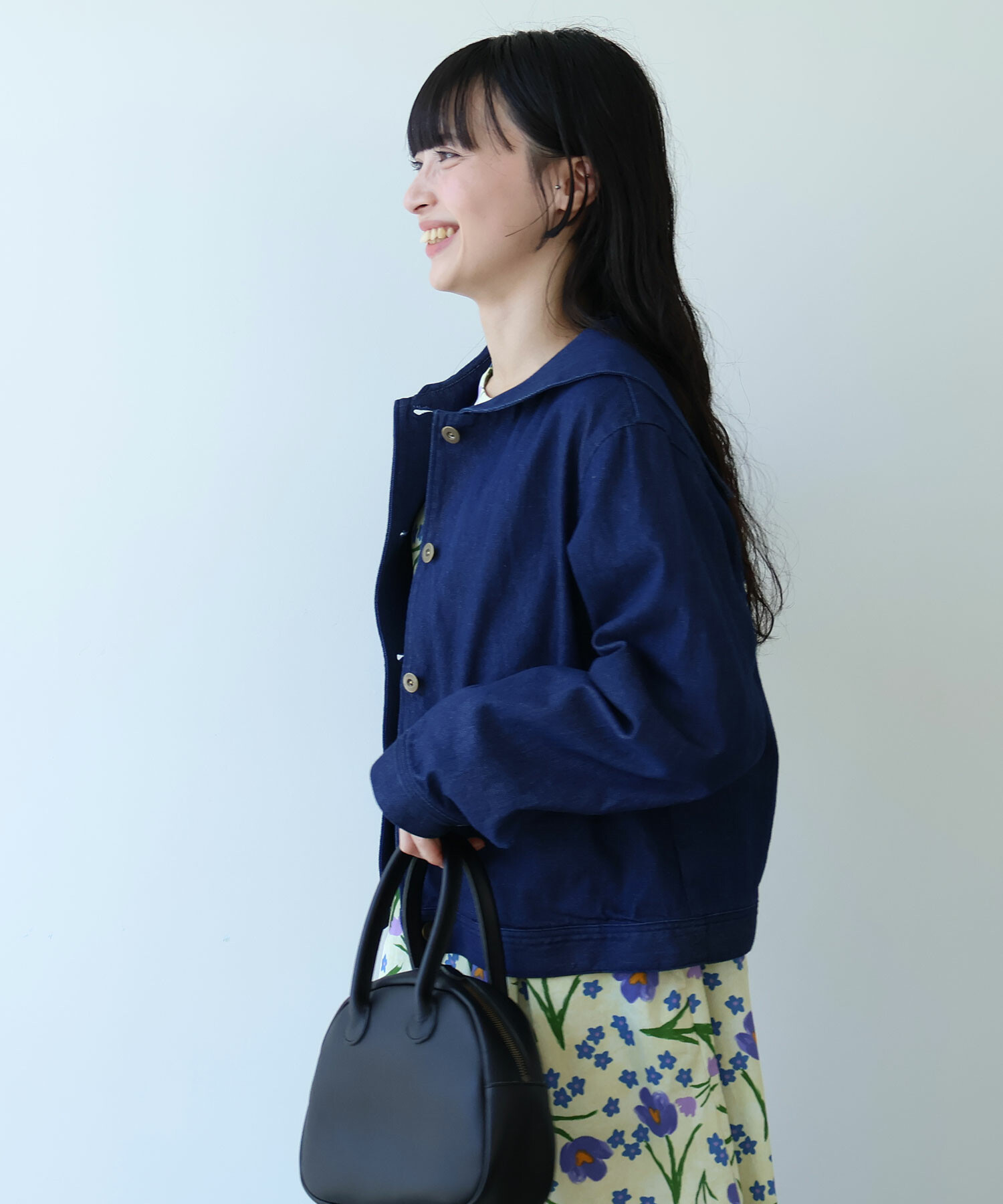 AMBIDEX Store 【予約販売】〇 8oz ムラ糸デニム セーラーブルゾン(F