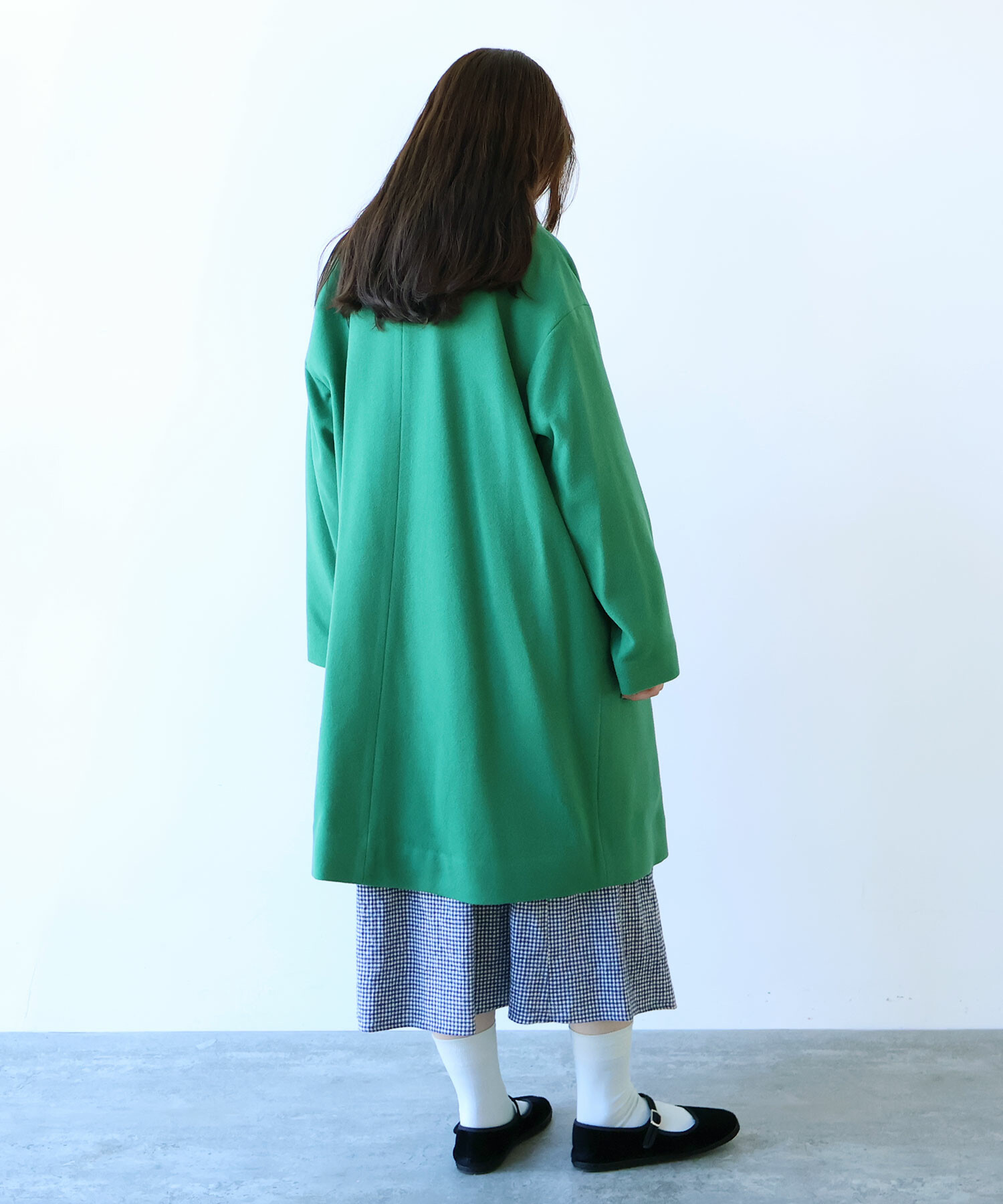 AMBIDEX Store △〇 super100 スイビ ステンカラーコート(F コン