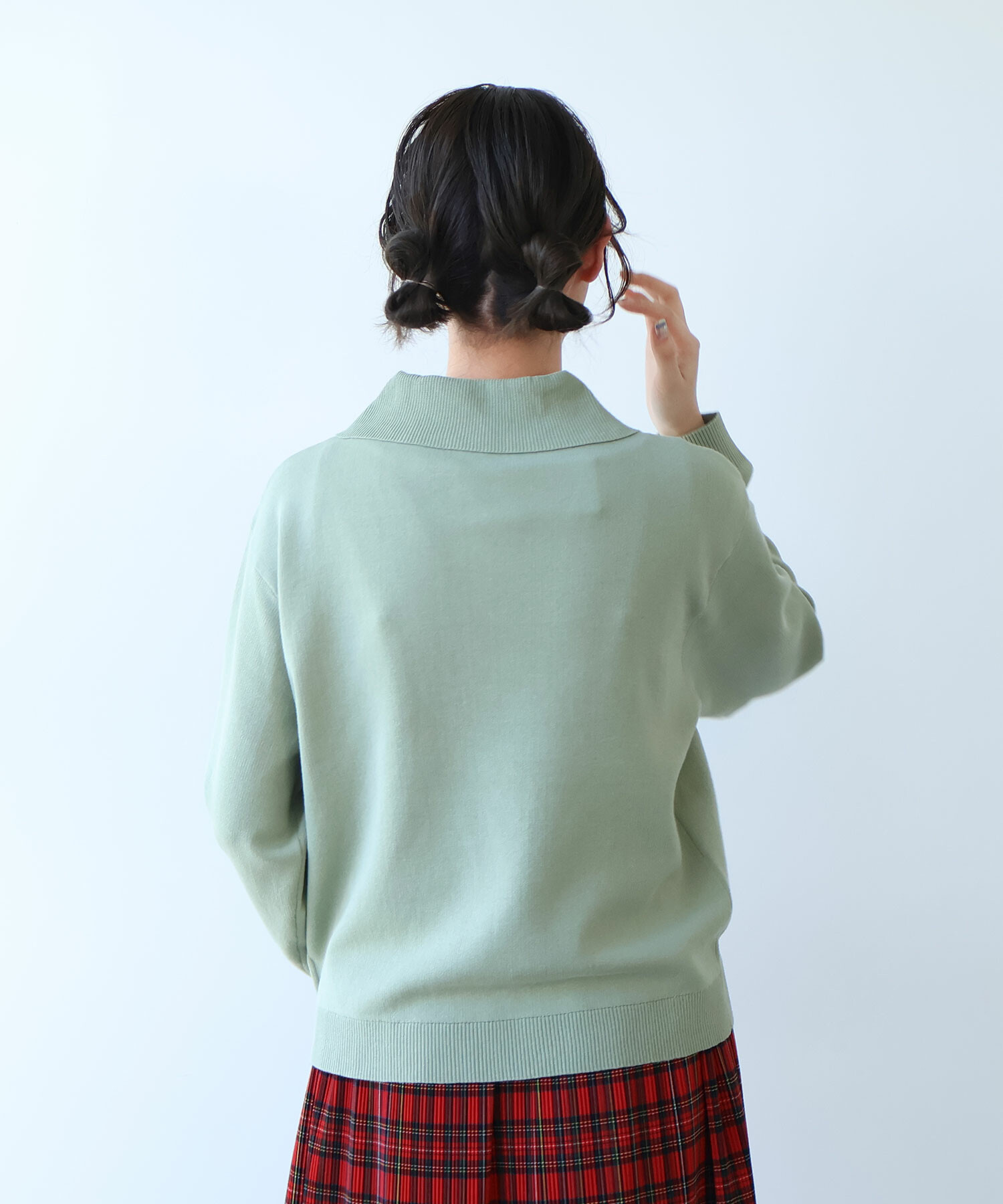 AMBIDEX Store △〇 14G mochi mochi cotton プルオーバー(F ブルー