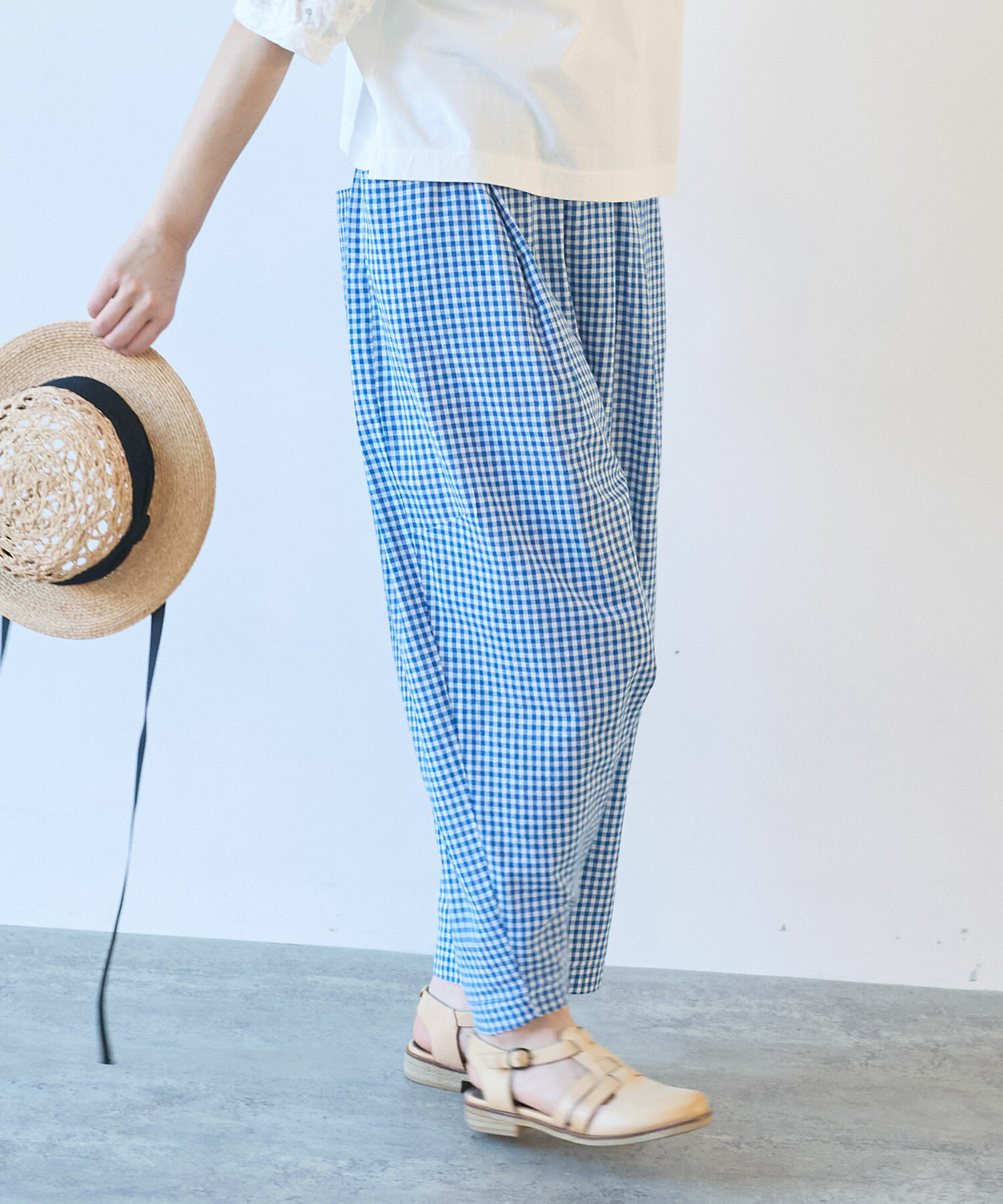 YH　美品　COOMB サルエルパン& BEAMSBOY ギンガムパンツ 別注】Gramicci / ギャバ テーパードパンツ NEW（その他パンツ
