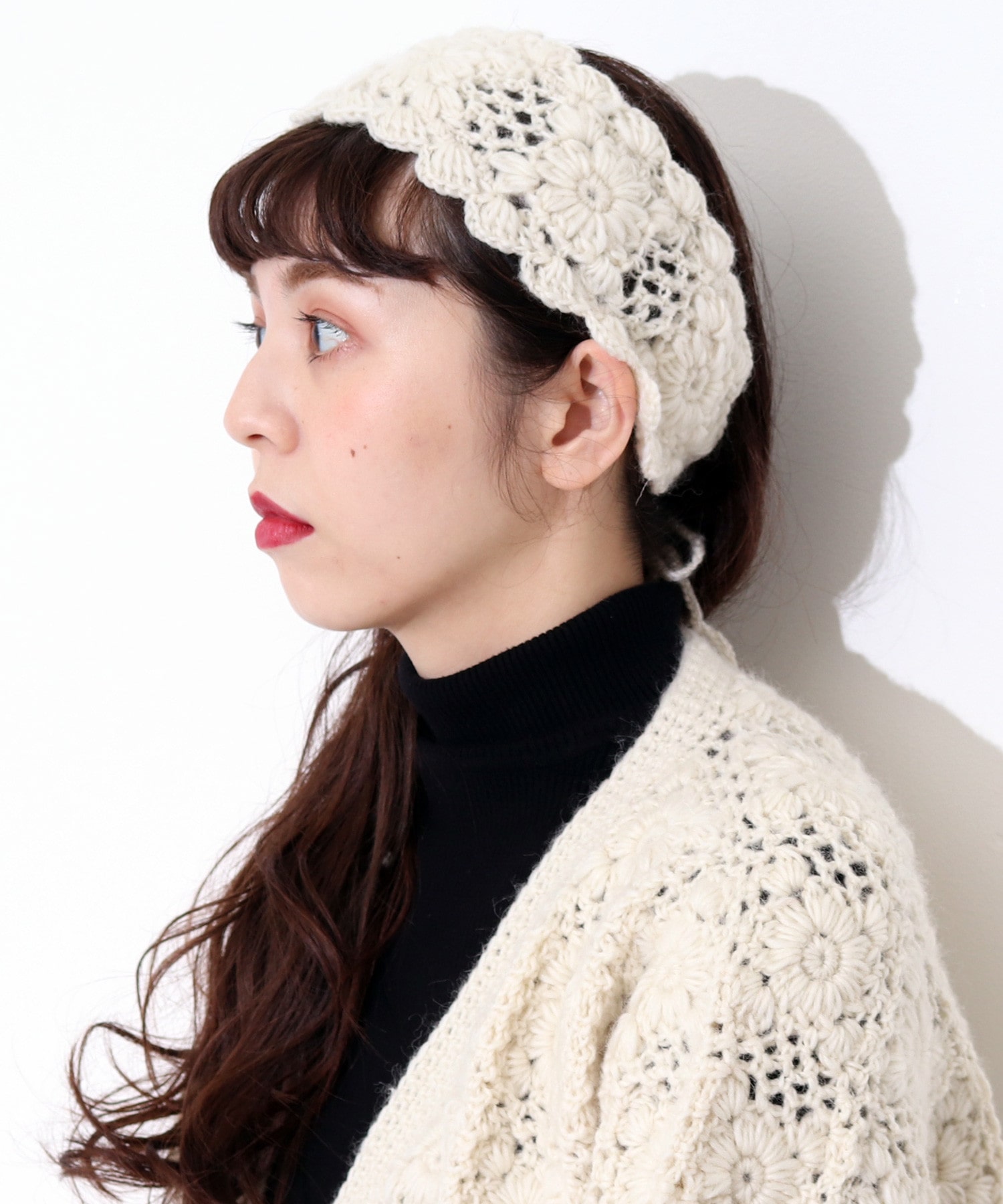 Ambidex Store 予約販売 ネパール かぎ針 ヘアバンド F キナリ Dot And Stripes Child Woman