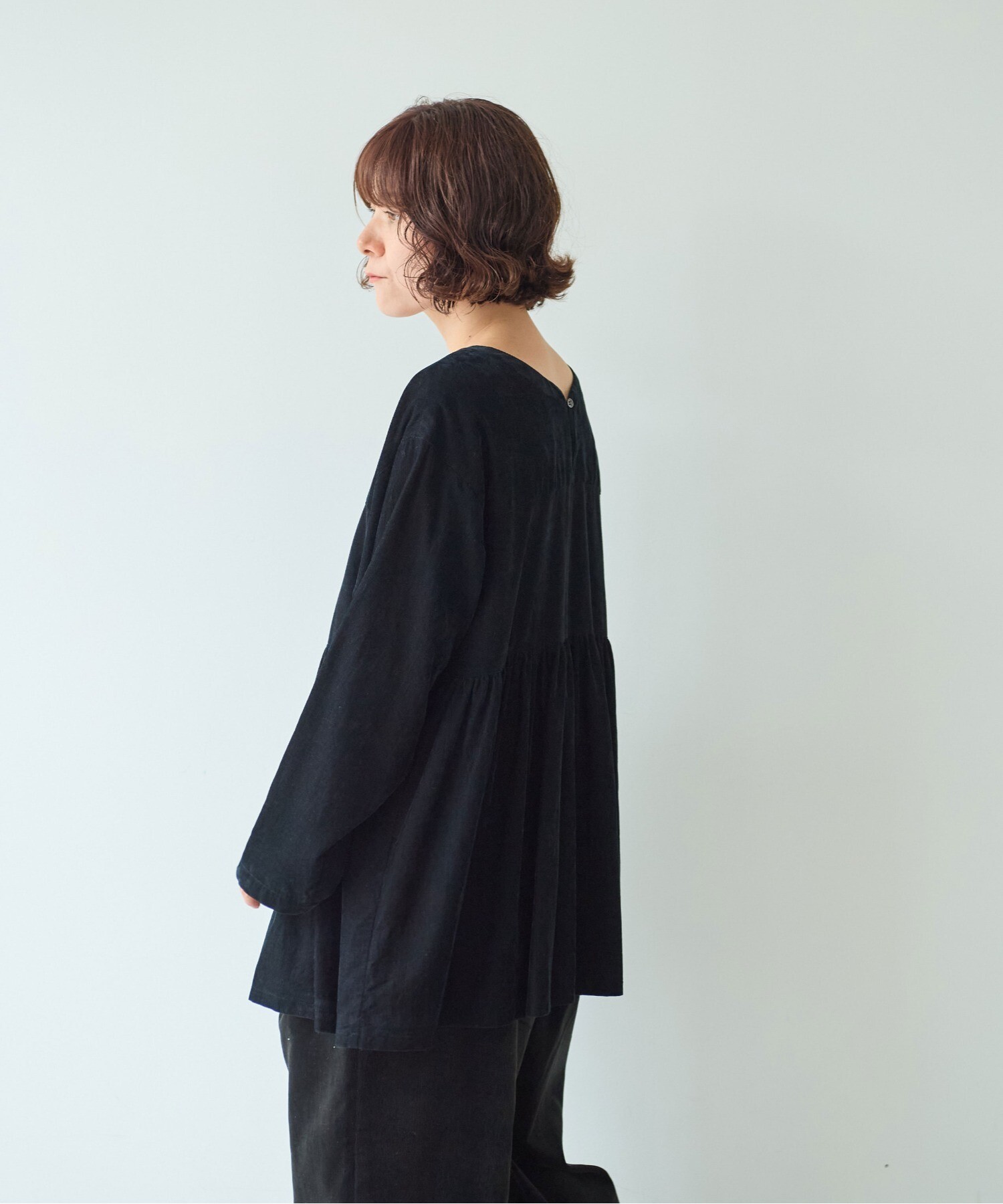 AMBIDEX Store ○シャンブレーコールタックシャツ2wayチュニック