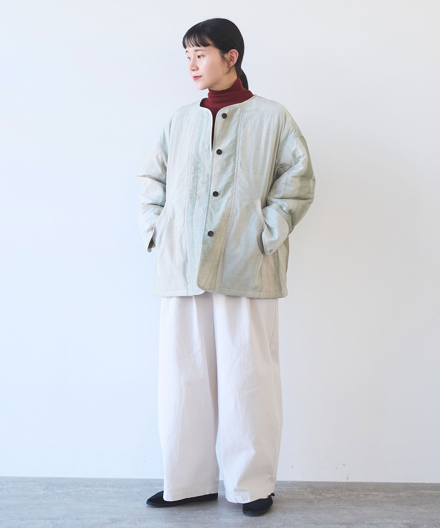 AMBIDEX Store △コットンナイロン evodown 流し染 ジャケット(F