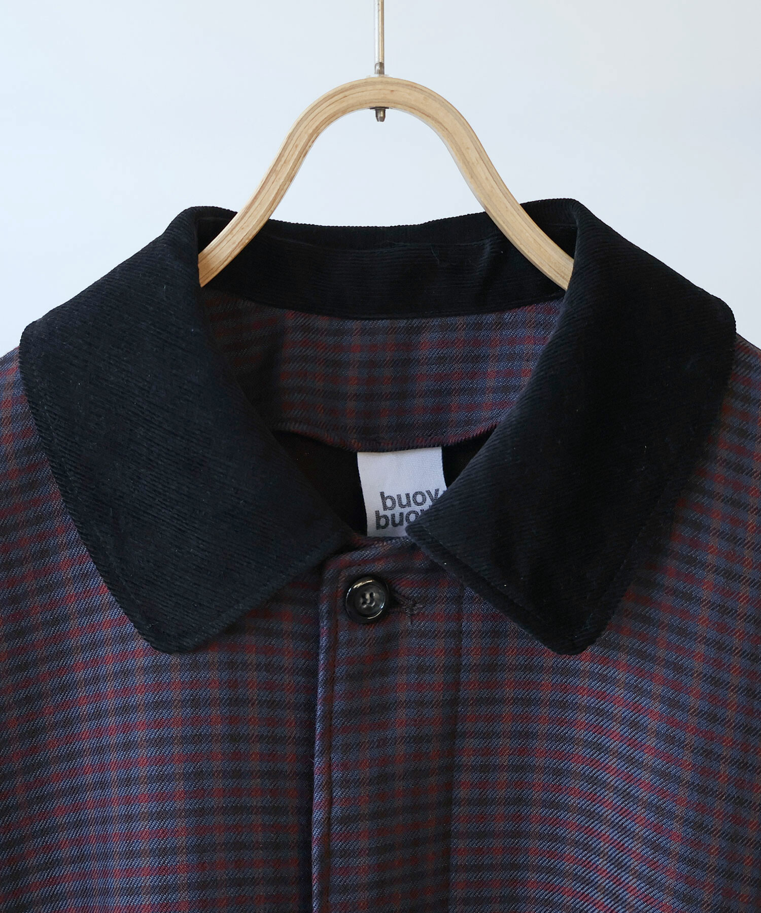 AMBIDEX Store △gunclub check ステンカラーコート(F NAVY CHECK