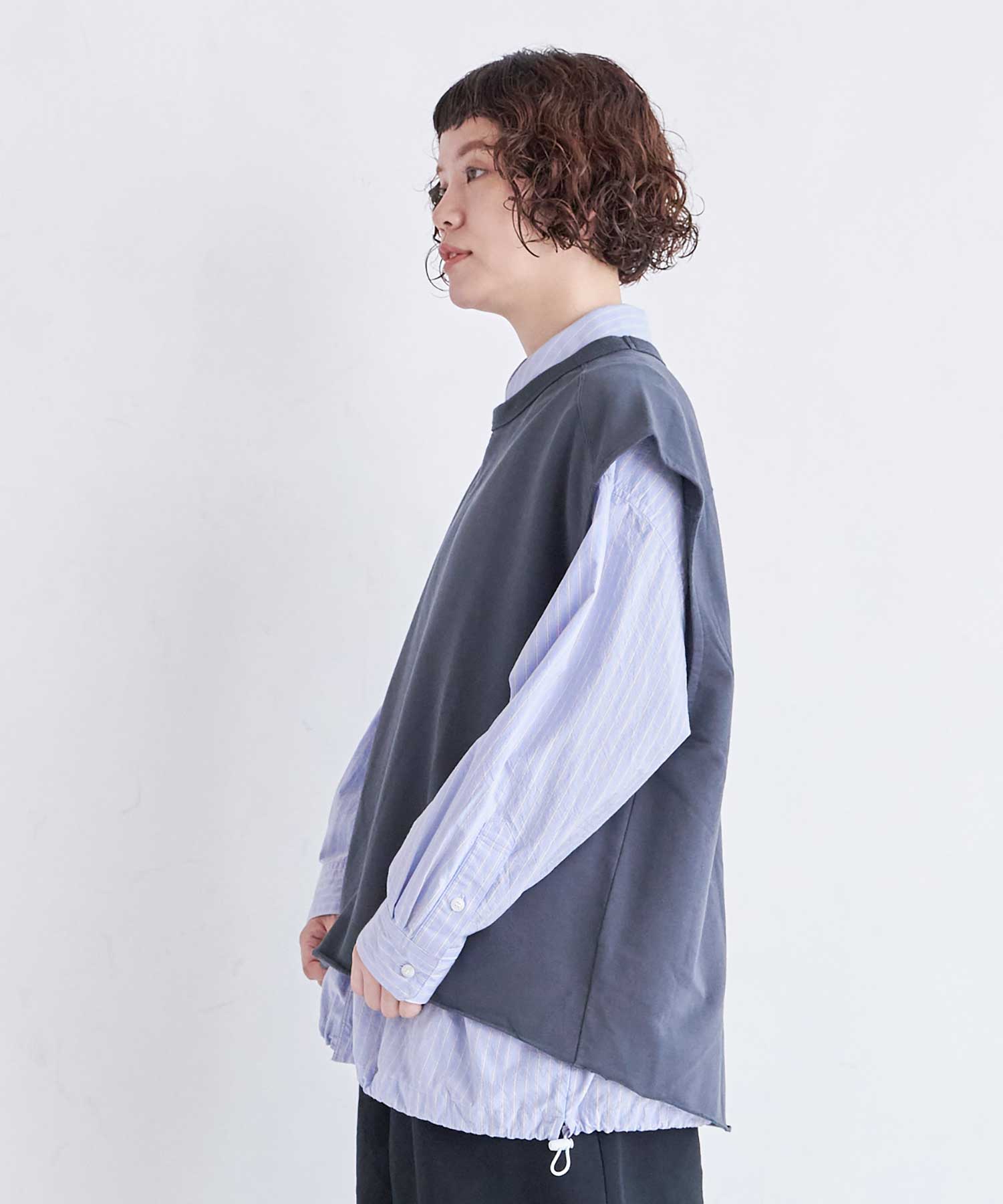 AMBIDEX Store ○DEPEND裏毛ベスト(F CHARCOAL): FLAT-cic-HATENA