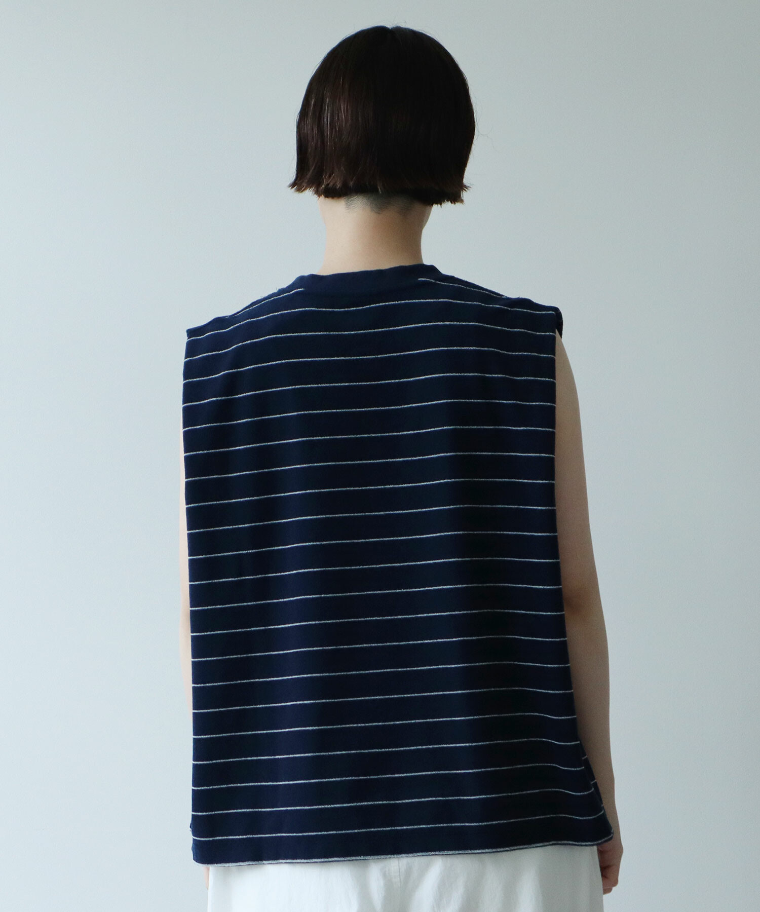 AMBIDEX Store ○pil border MINI プルオーバー(F WHITE×RED): FLAT 