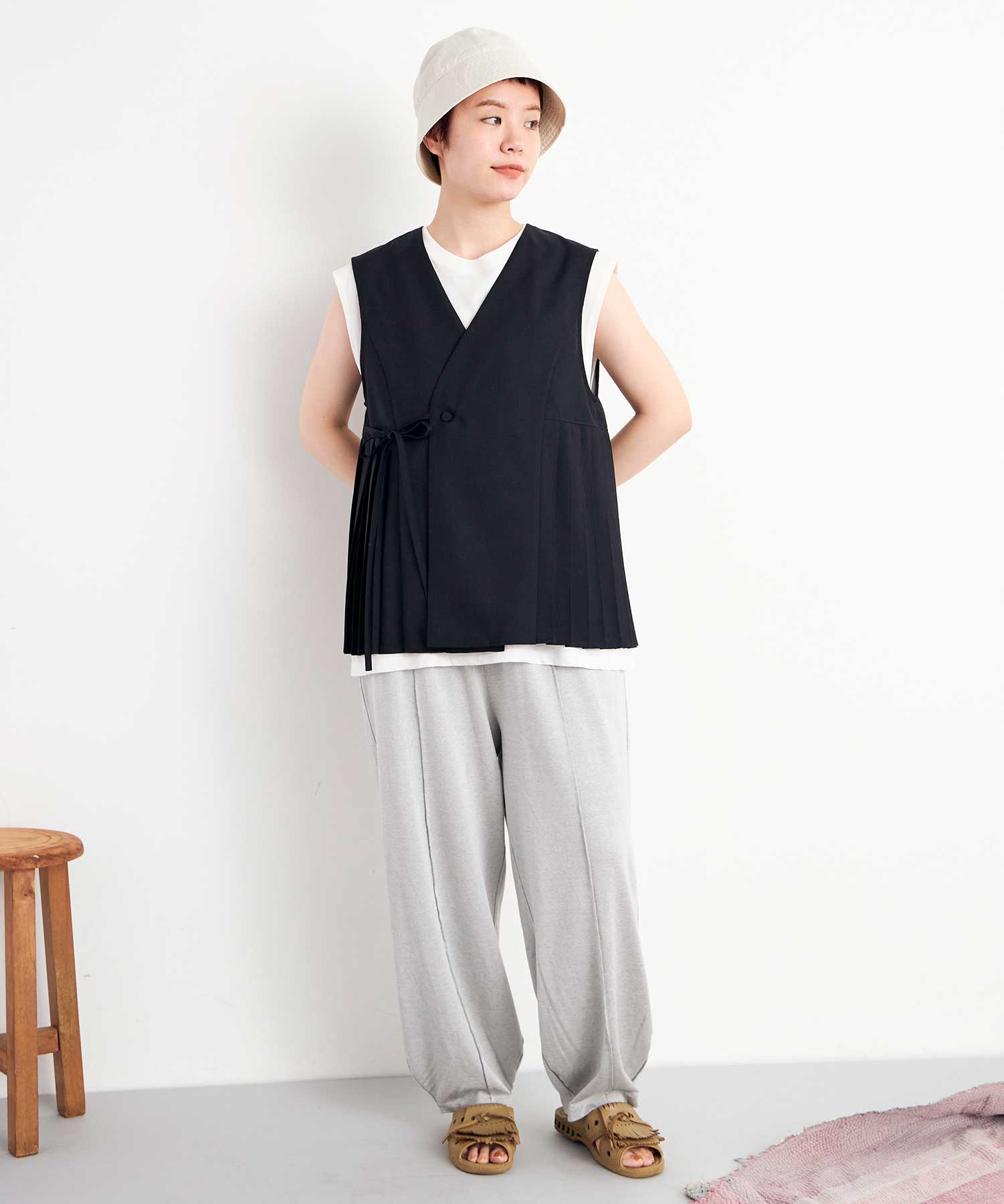 ディズニープリンセスのベビーグッズも大集合 RAP tropical △○WOOL Store AMBIDEX ジレ(F FLAT-cic IVORY): その他