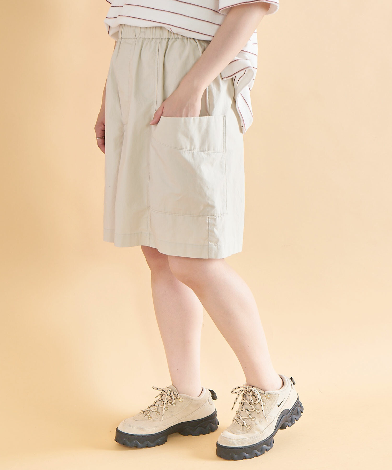 AMBIDEX Store ○馬布peach oil SHORT パンツ(F DEEP BROWN): FLAT-cic 