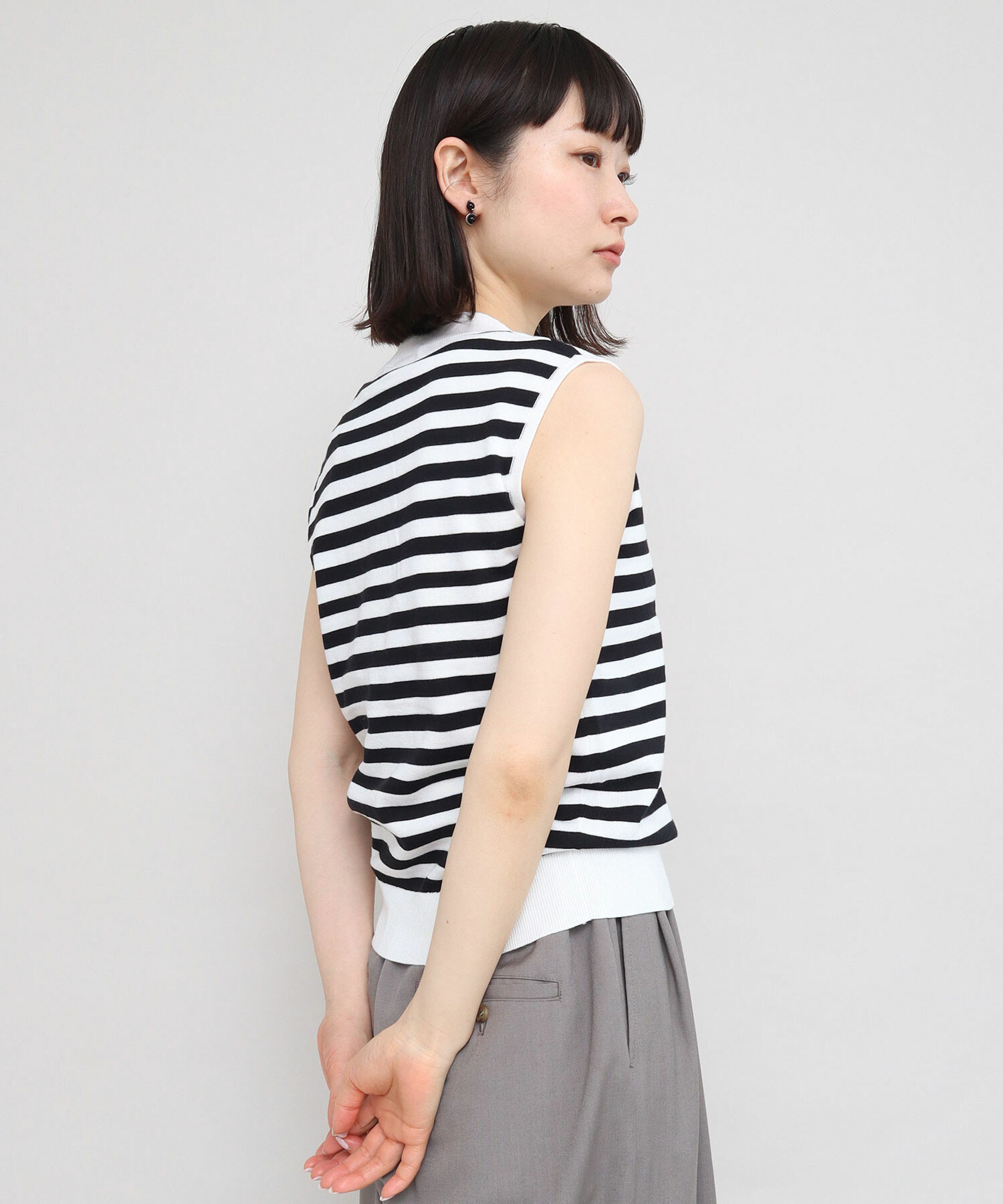 AMBIDEX Store 〇ギザコットン ノースリプルオーバー(F クロ): iki AMBIDEX Store 〇ギザコットン ノースリプルオーバー(F クロ): iki