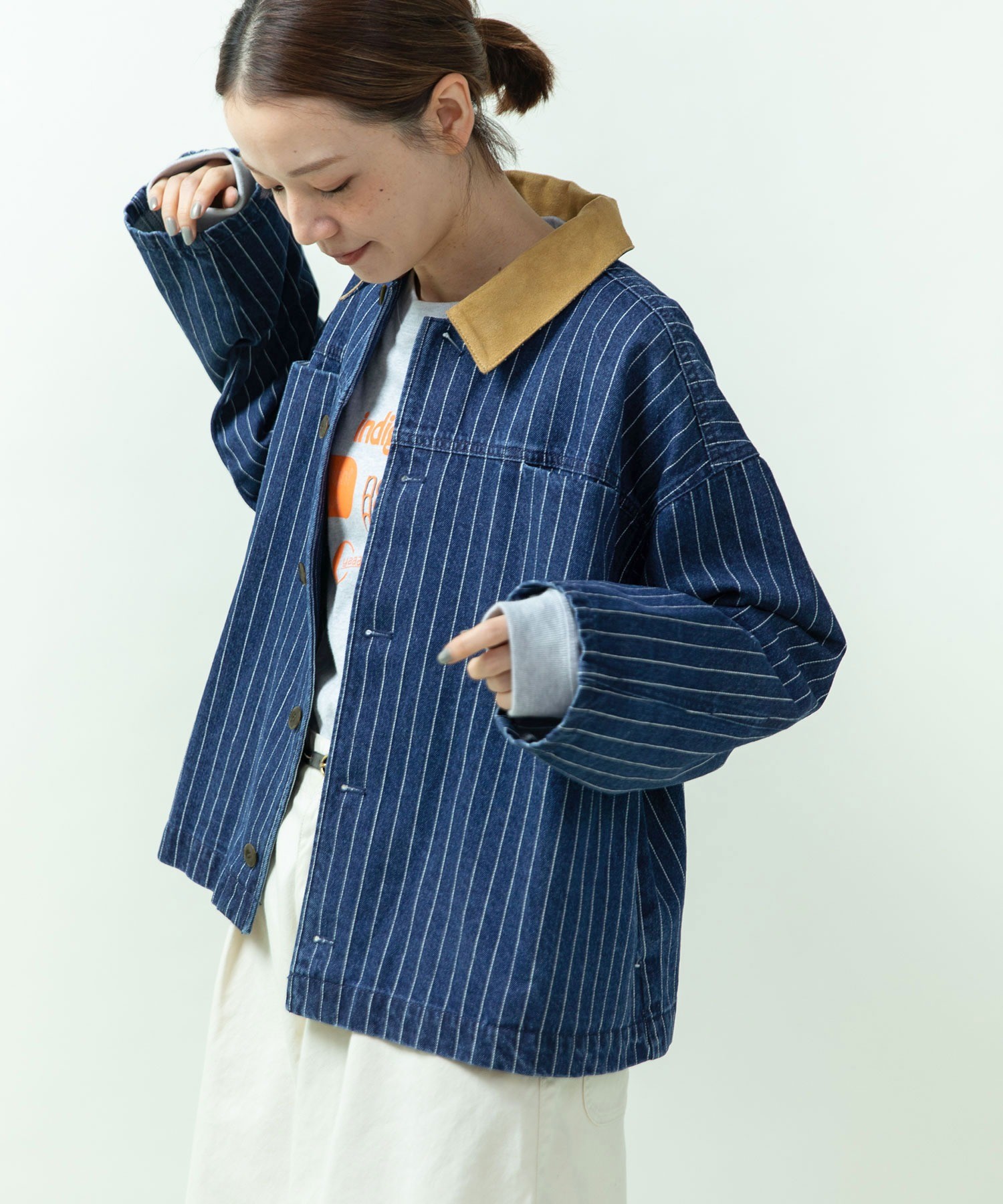 AMBIDEX Store ○13ozデニム/ヒッコリー カバーオール(F コン): PAR ICI