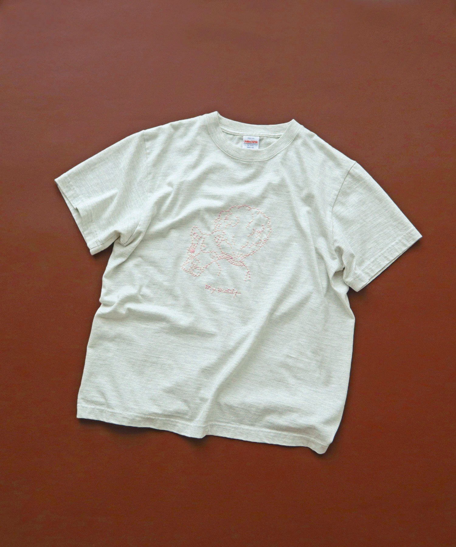 てぃページ Tシャツ ホワイト M VARSITY EMBROIDERY TEE / WHITE | ZETA DIVISION STORE