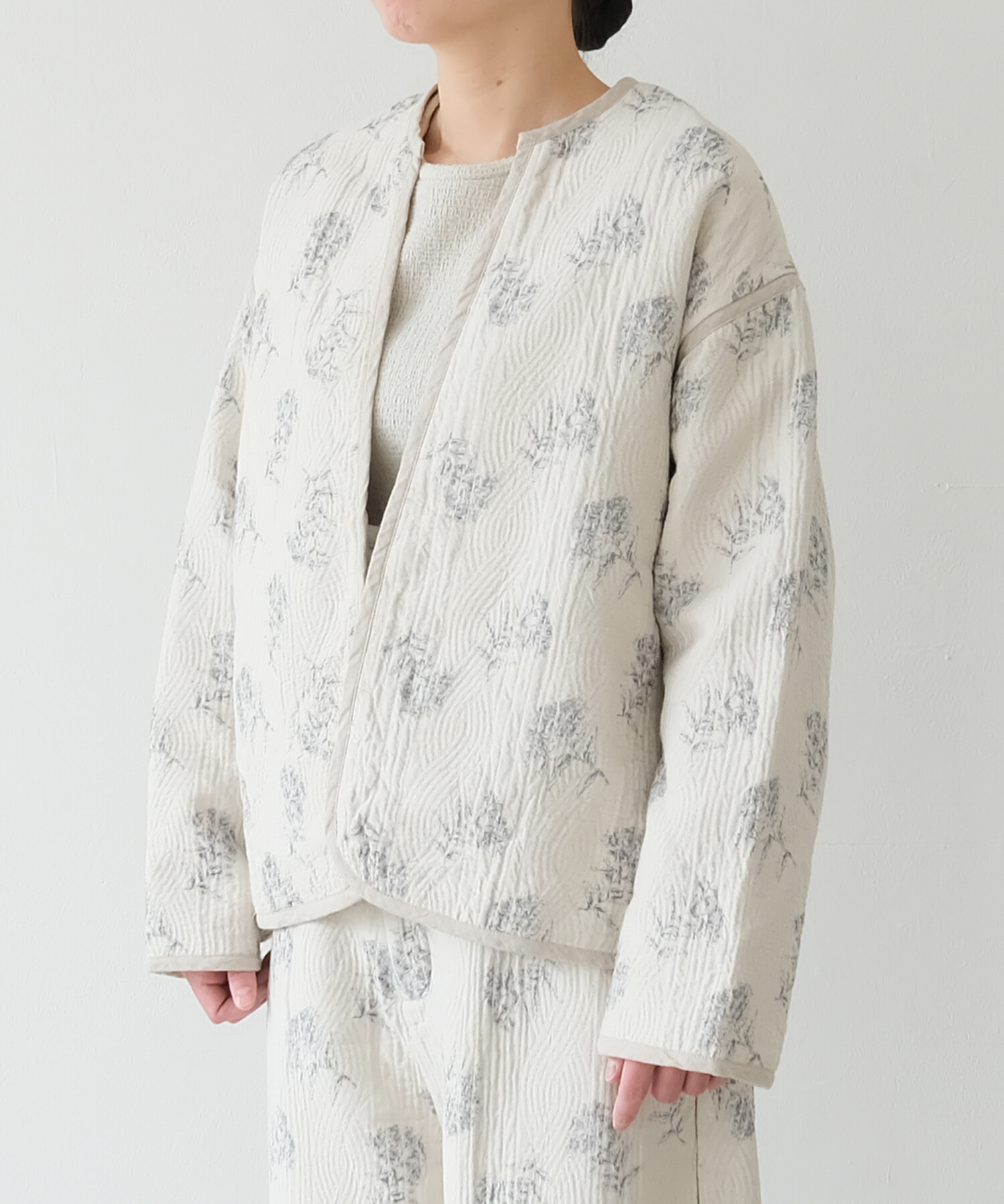 2022年ファッション福袋 FLOWER OHGA QUILT フラワーキルト M COAT