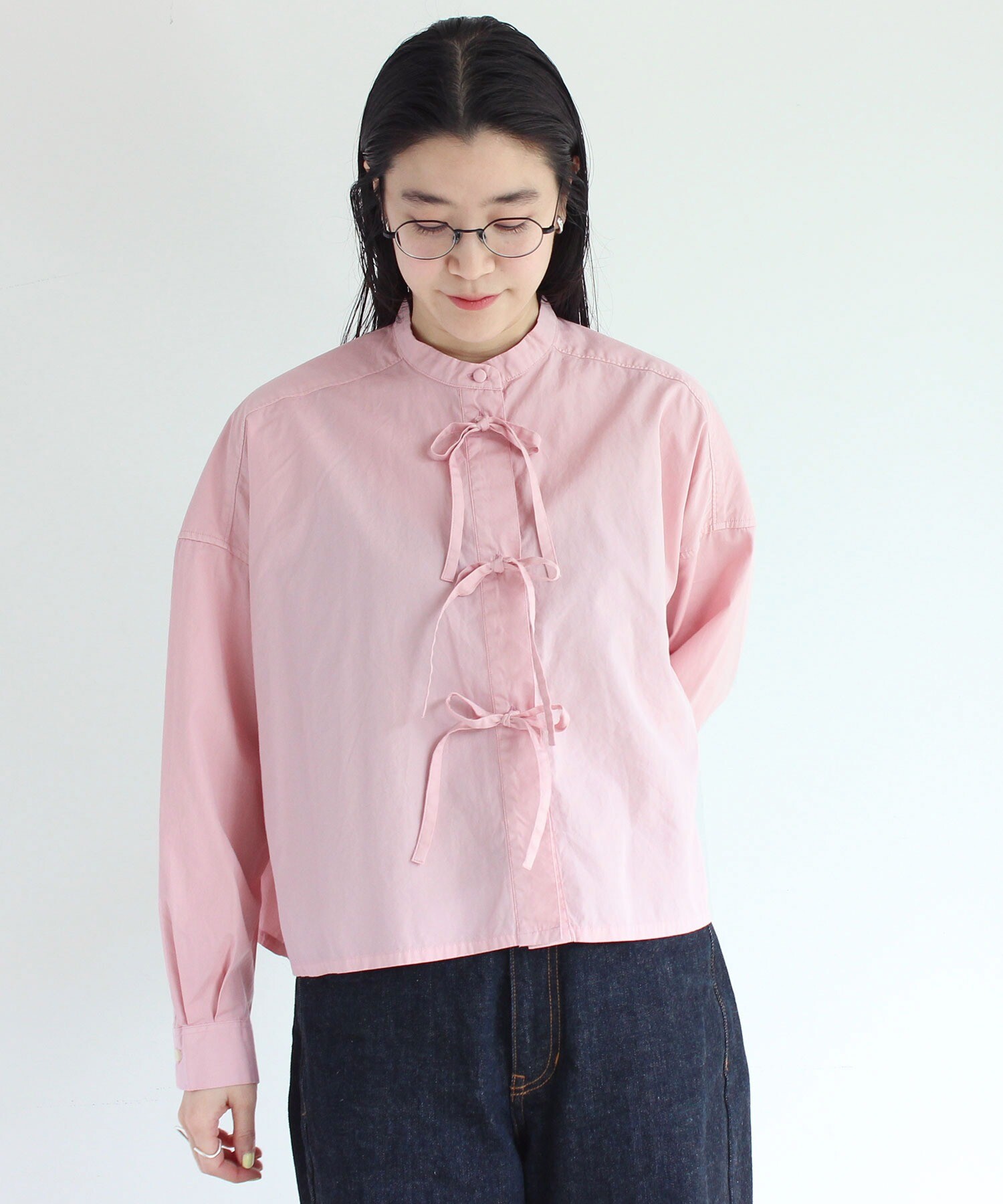 AMBIDEX Store ribbon blouse(F ピンク): l'atelier du savon