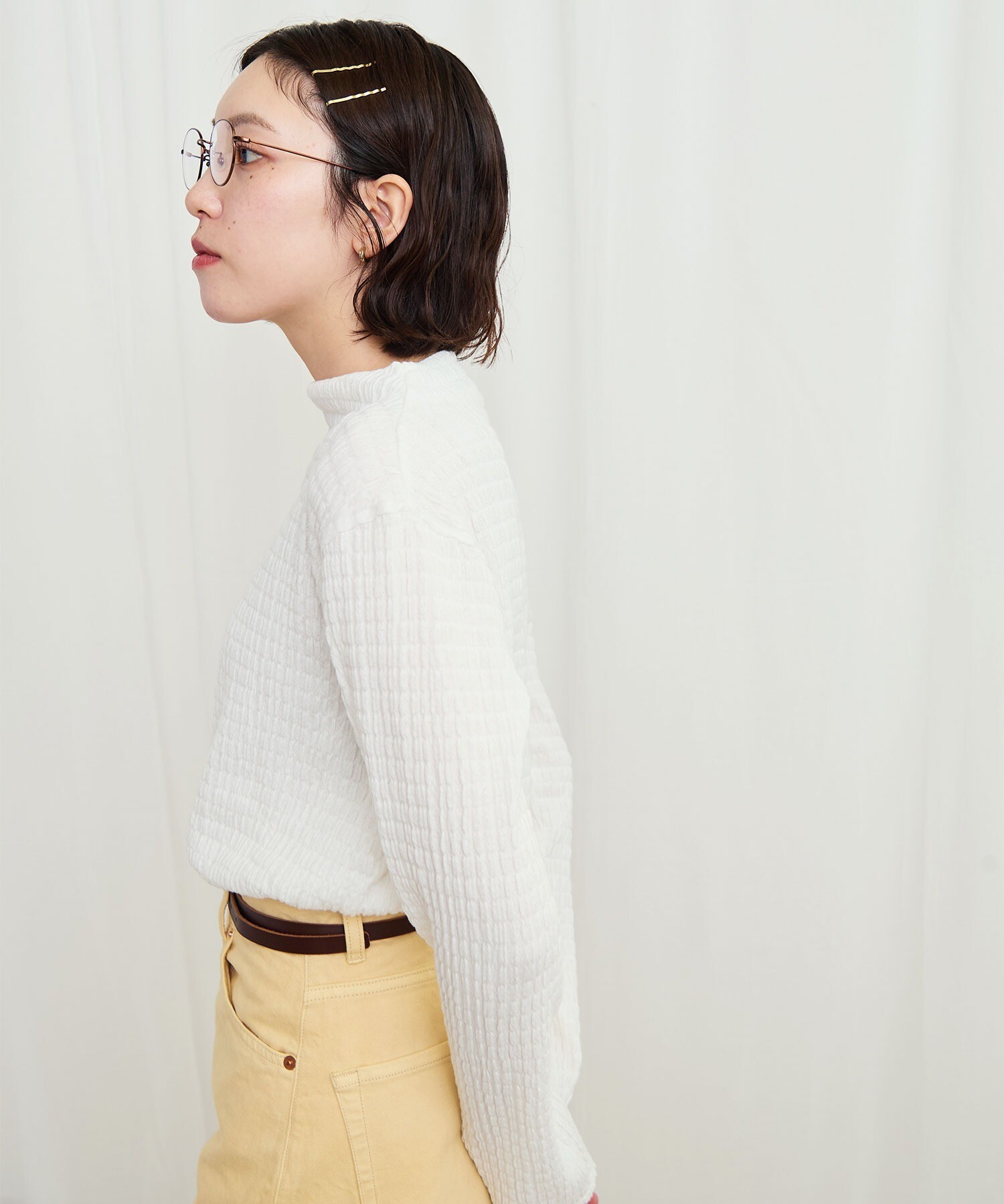 【関税&送料込】Fendi T-Shirt In Misto Cotone E Lino Ricamo Magliette Fendi in Cotone Bianco taglia L International