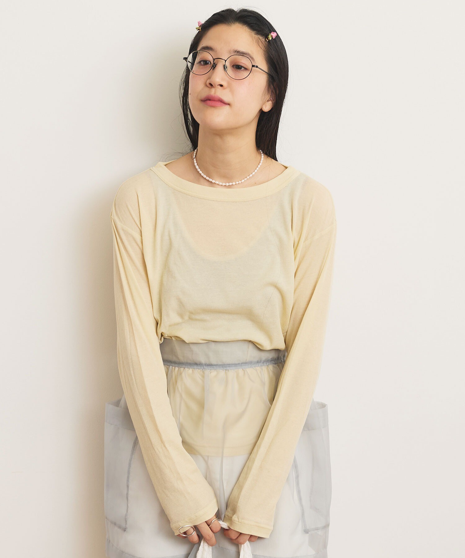 AMBIDEX Store mousse long sleeve(F イエロー): l'atelier du savon