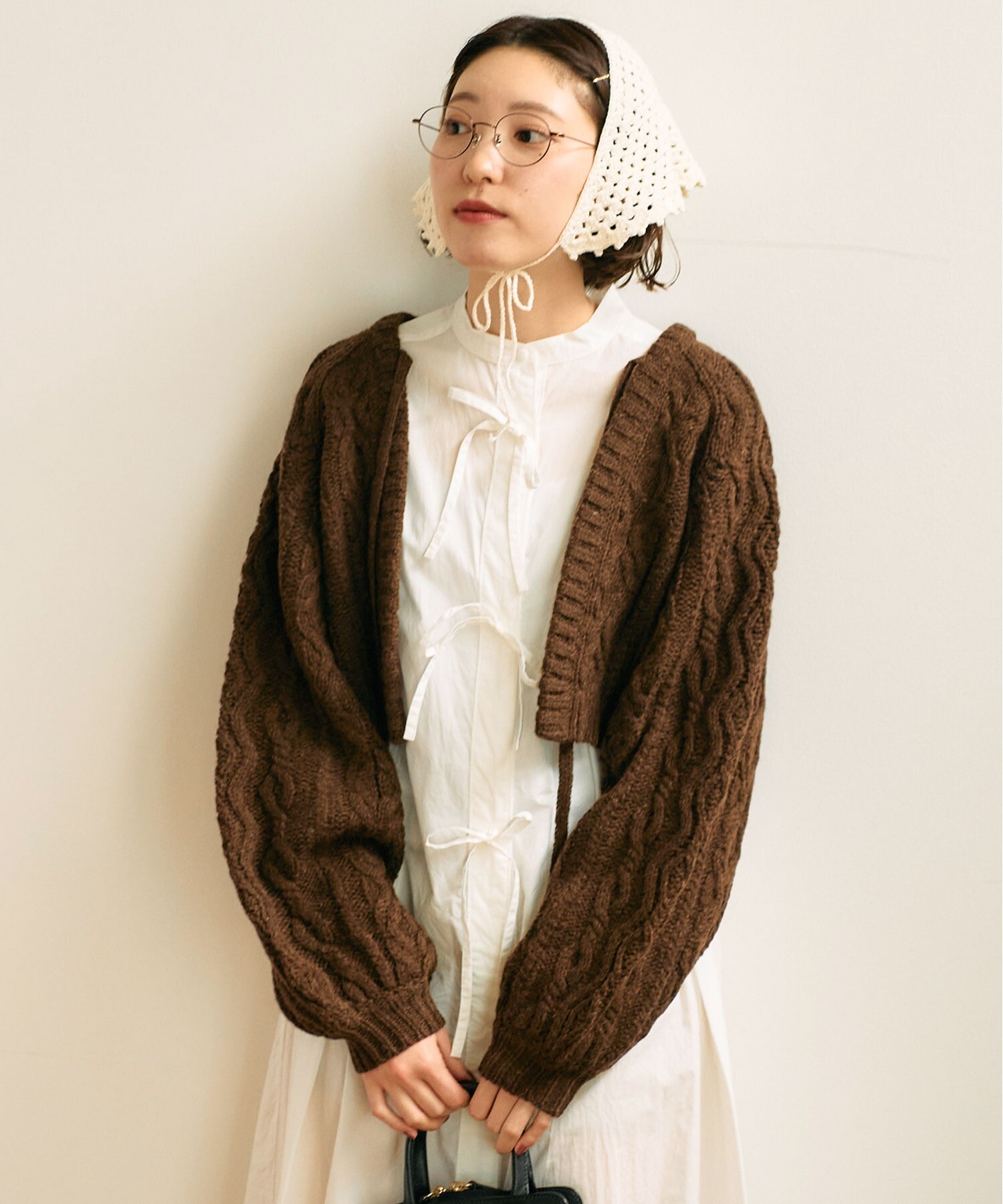 AMBIDEX Store 〇SHETLAND 2way bolero(F ピンク): l'atelier du savon