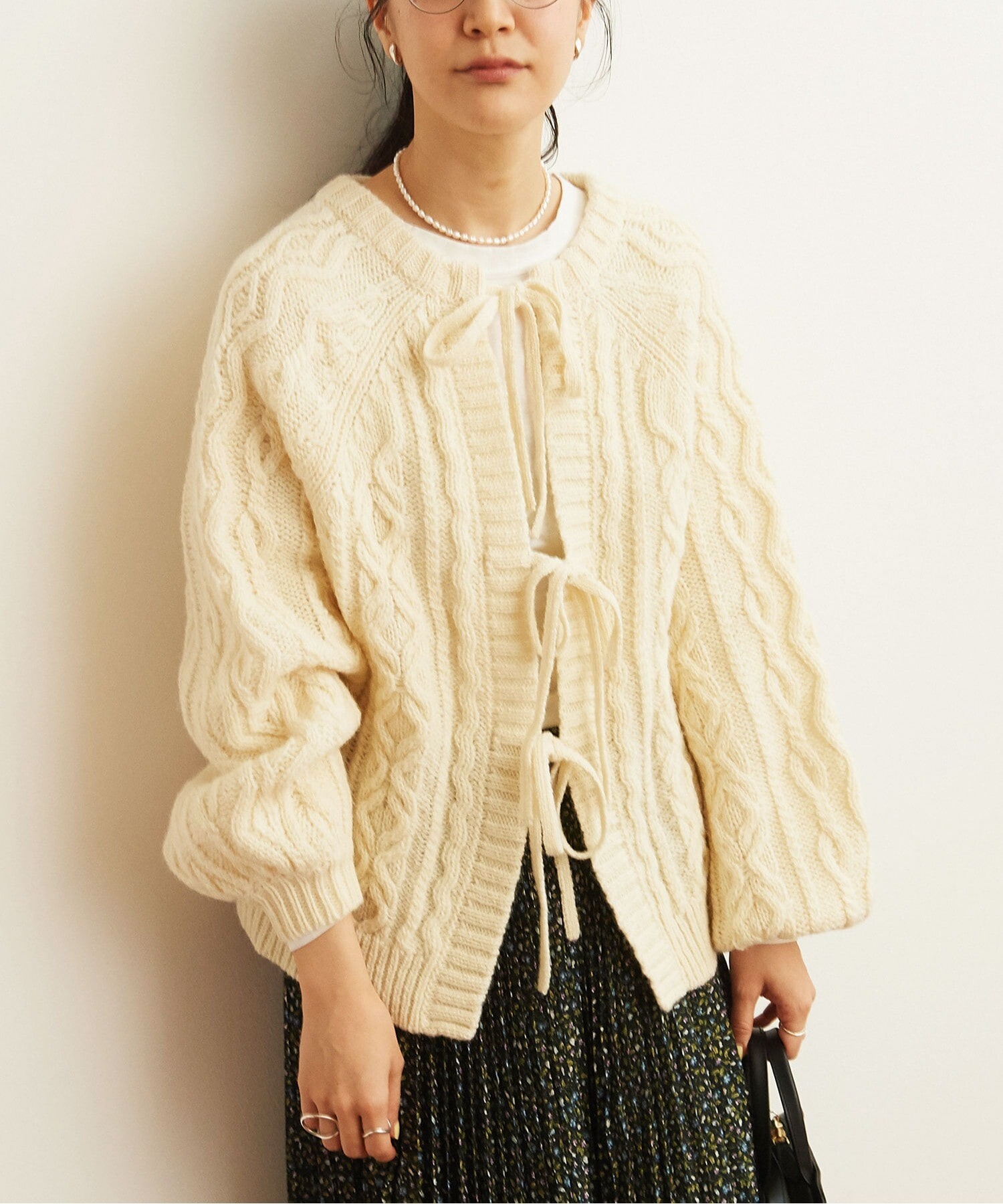 AMBIDEX Store 〇SHETLAND 2way カーディガン(F yellow): l'atelier du