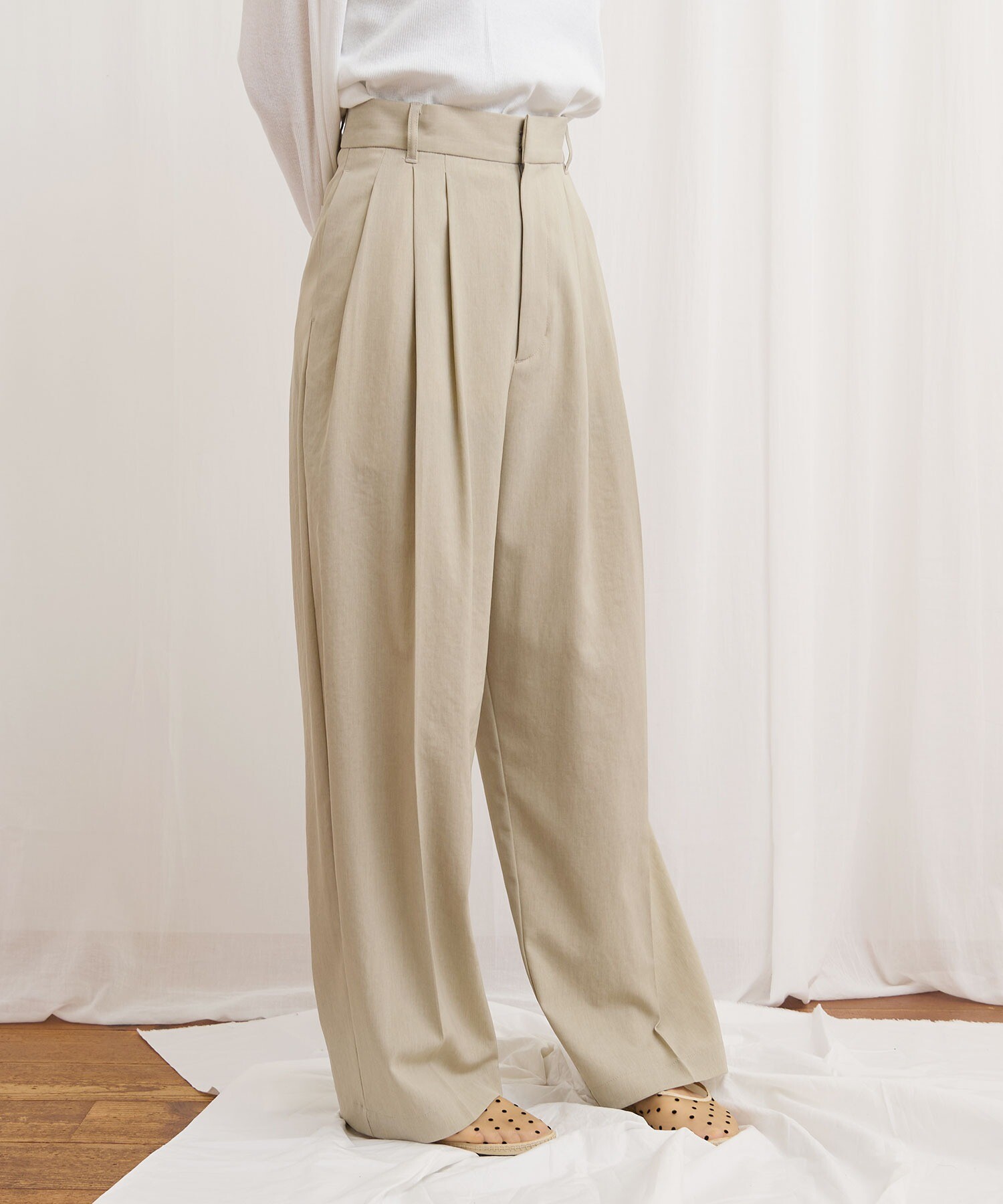 AMBIDEX Store 3tuck pants(1 クロ): l'atelier du savon